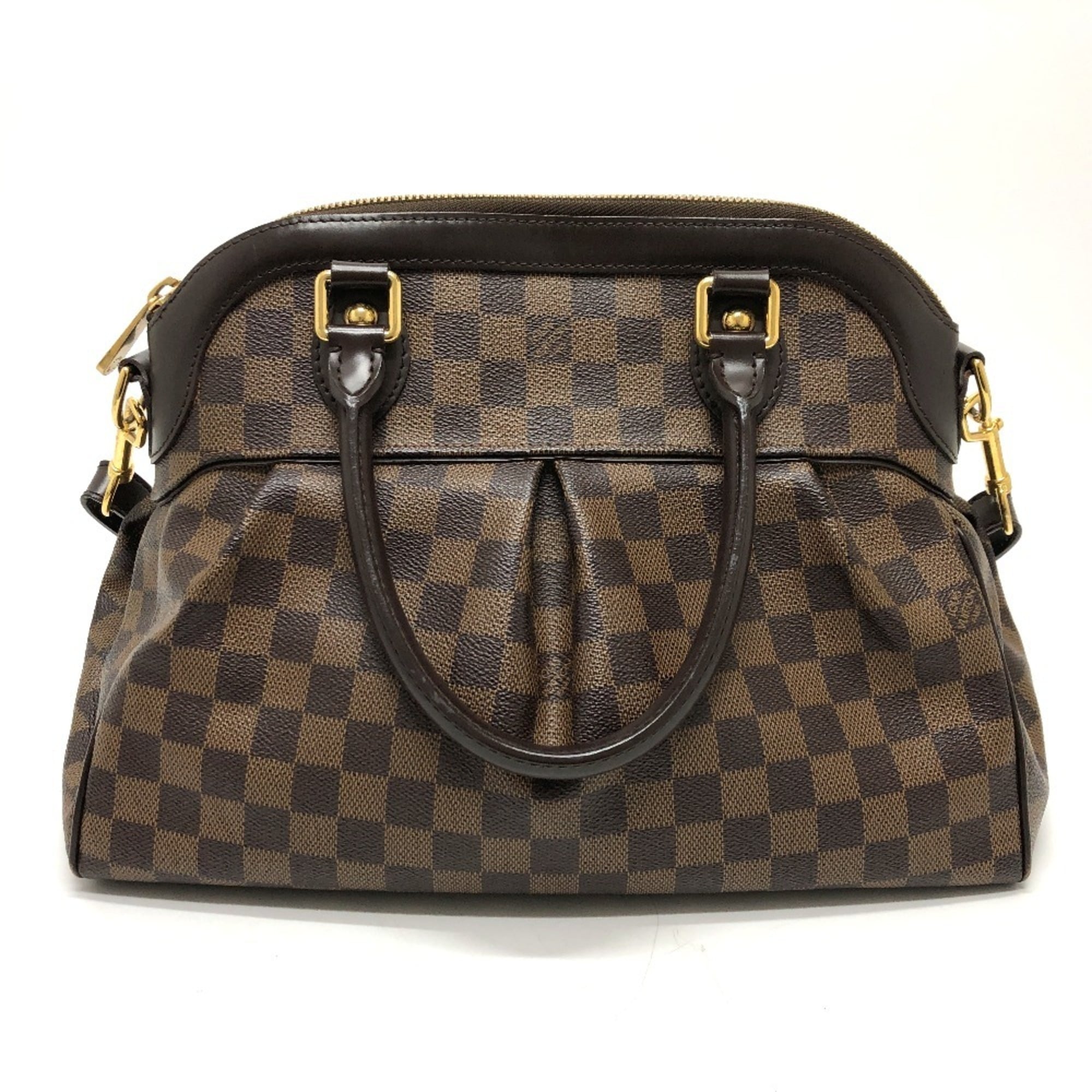 Louis Vuitton Damier Brown Damier Canvas Galle Damier Canvas Handbag (Pre-Owned)