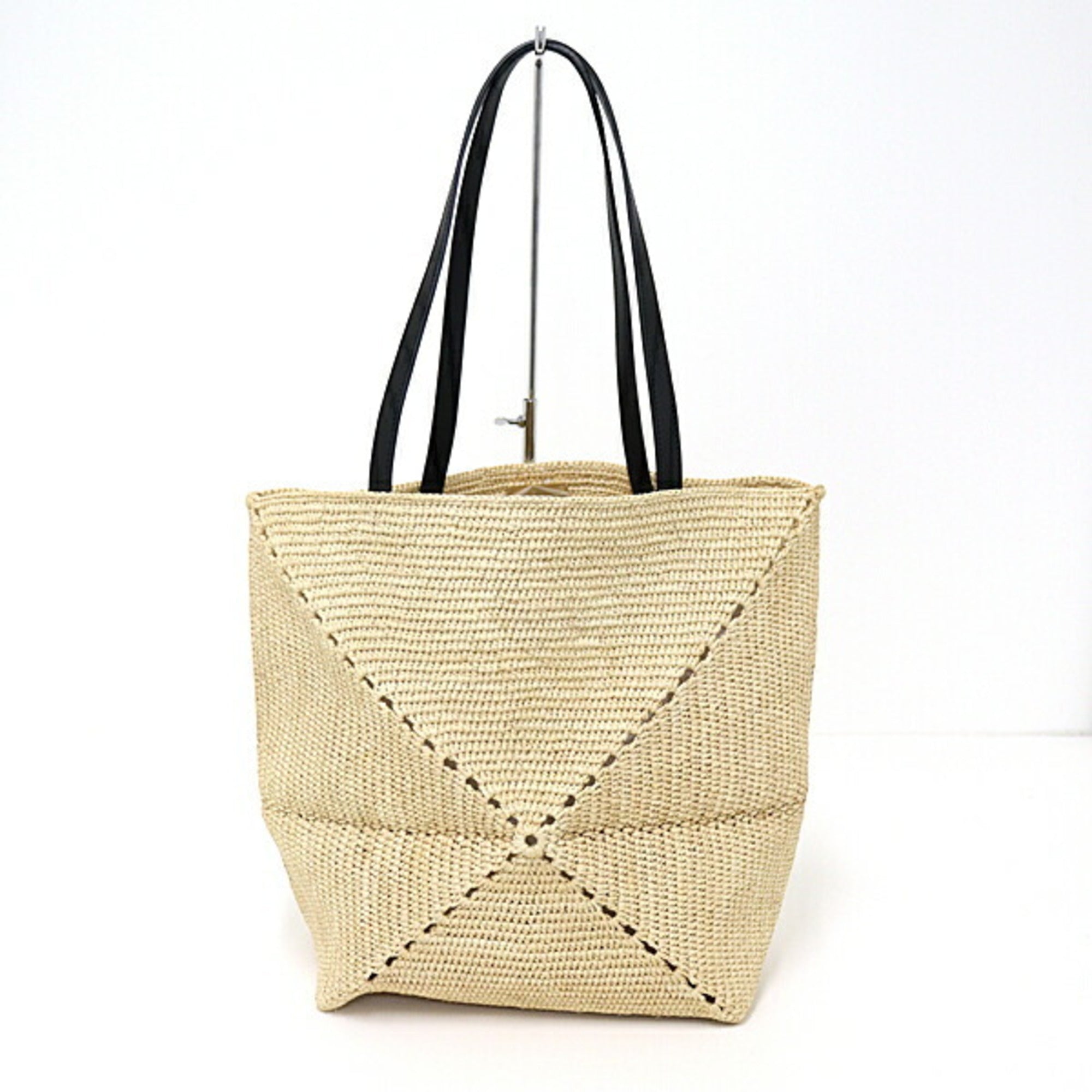 Loewe Raffia Leather Tote Bag (Pre-Owned)