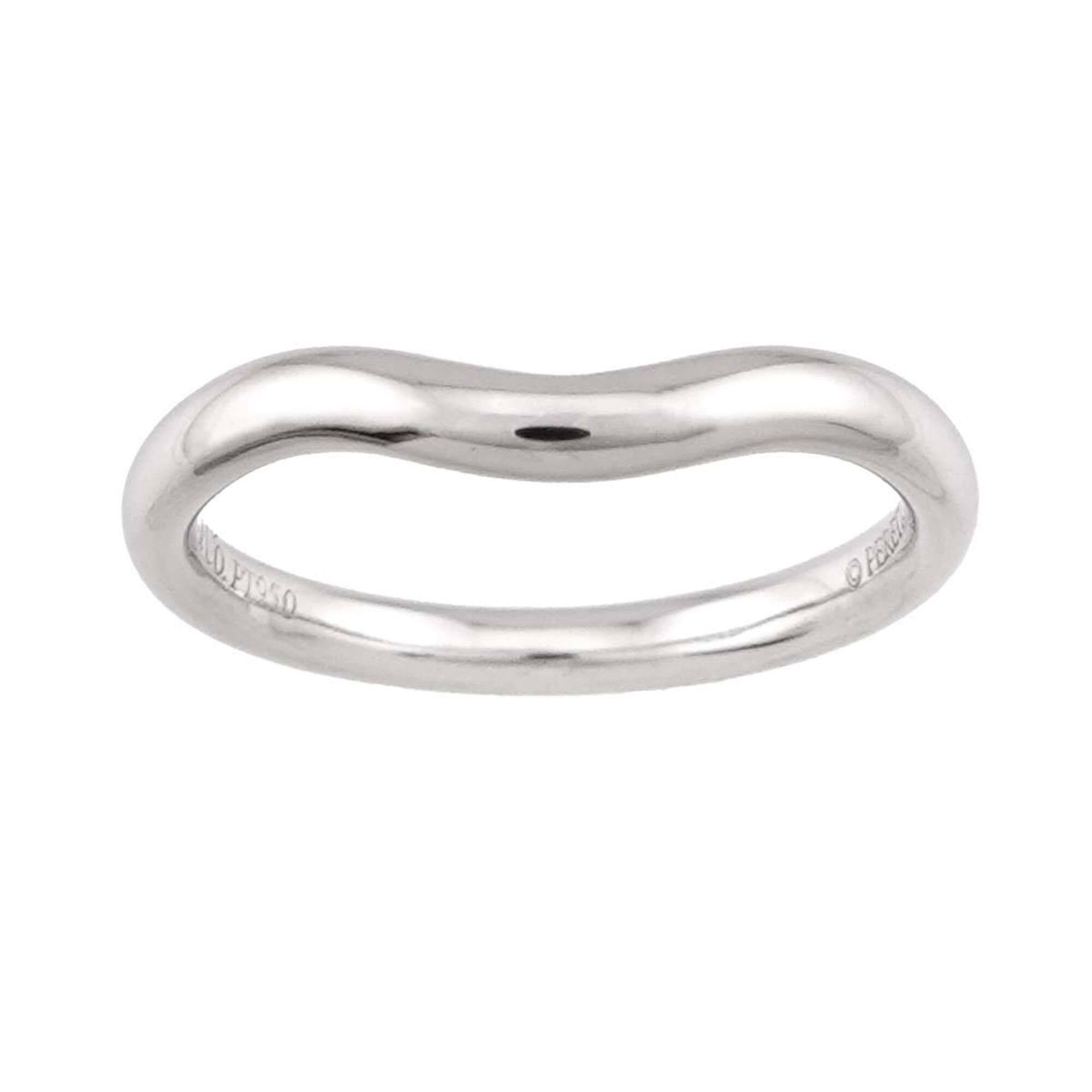Tiffany Silver Platinum 950 Band Ring (Pre-Owned)