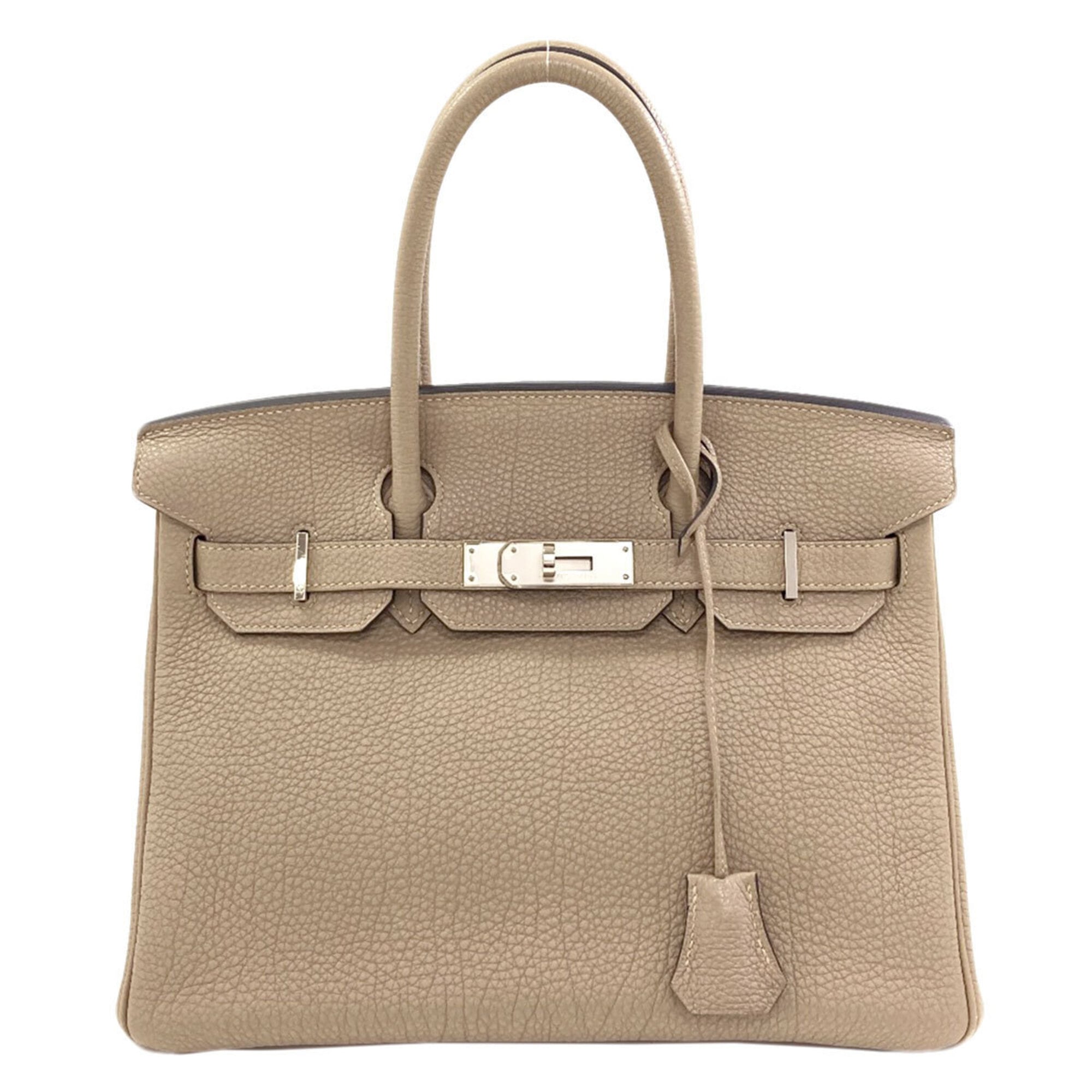Hermes Beige Togo Leather Handbag (Pre-Owned)