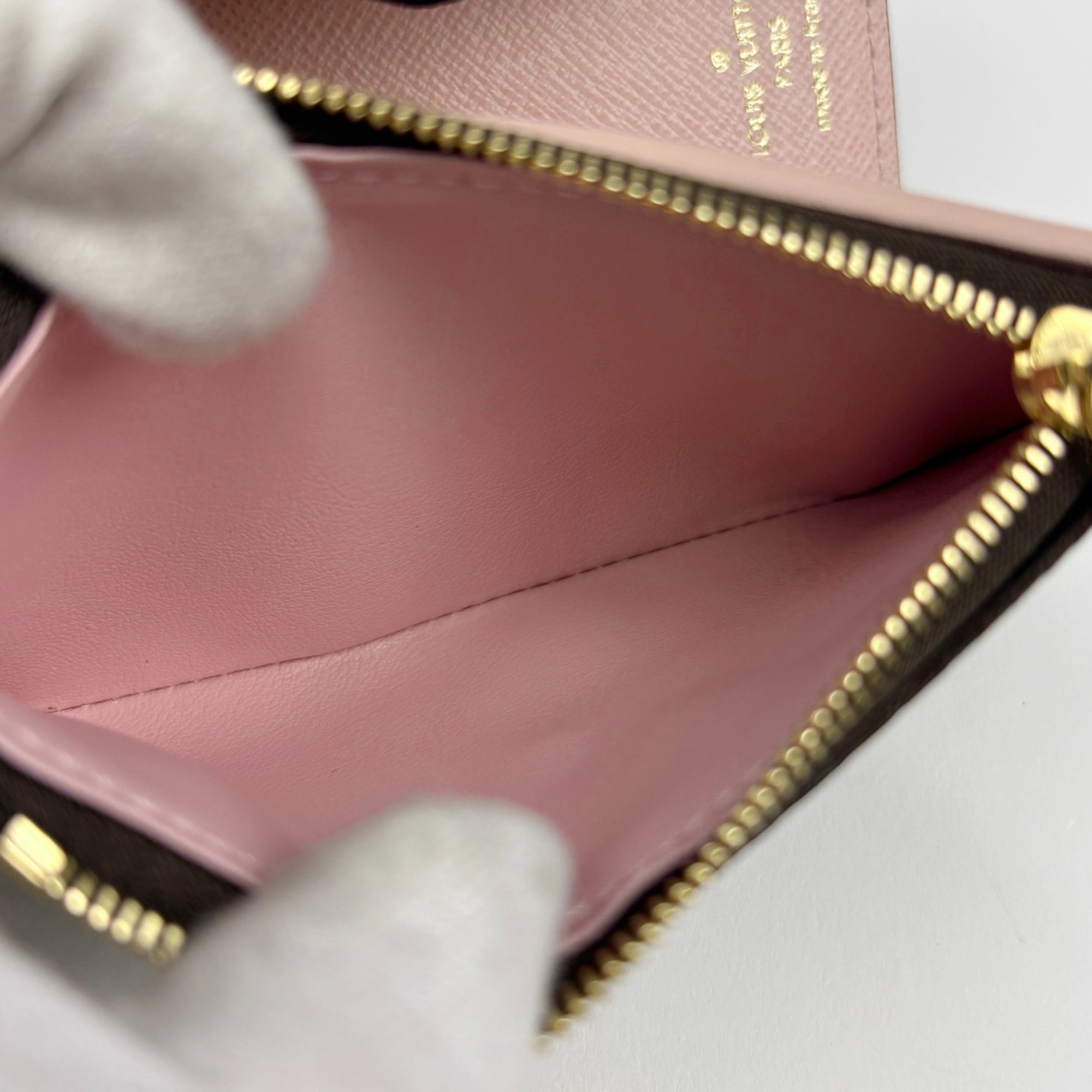 Louis Vuitton Brown Rose Ballerine Monogram Wallet (Tri-Fold) (Pre-Owned)