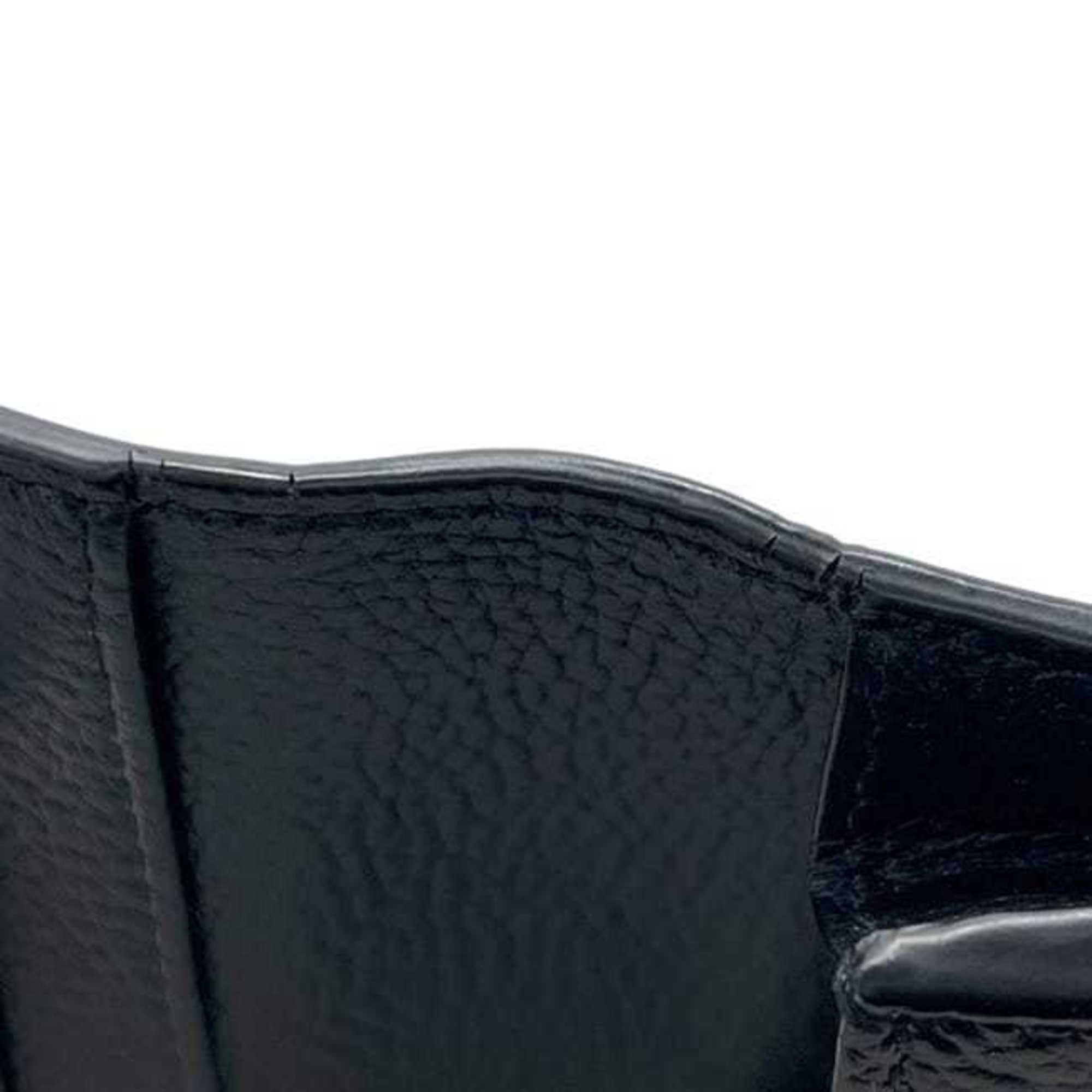 Dunhill Black Leather Long Wallet (Bi-Fold) (Pre-Owned)