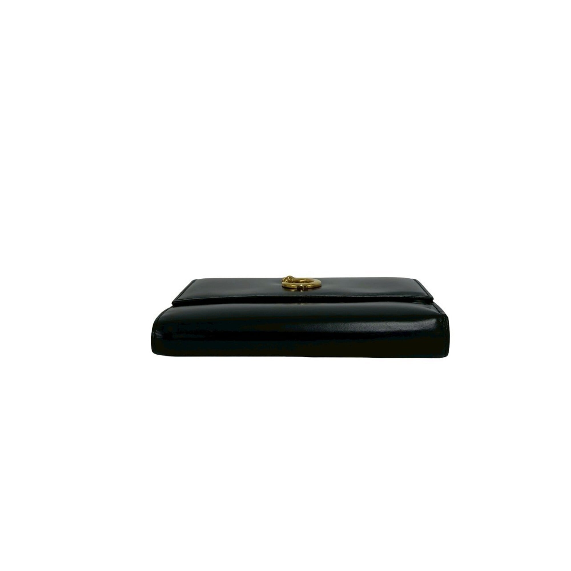 Cartier Black Leather Wallet (Tri-Fold) (Pre-Owned)