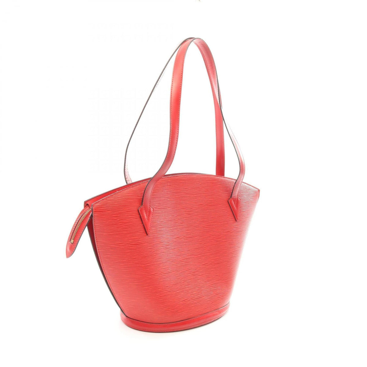 Louis Vuitton Castilian Red Red Color Epi Leather Handbag Shoulder Bag (Pre-Owned)