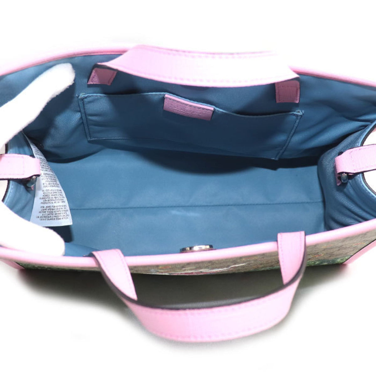 Gucci Beige Pink Gg Supreme Leather Shoulder Bag (Pre-Owned)