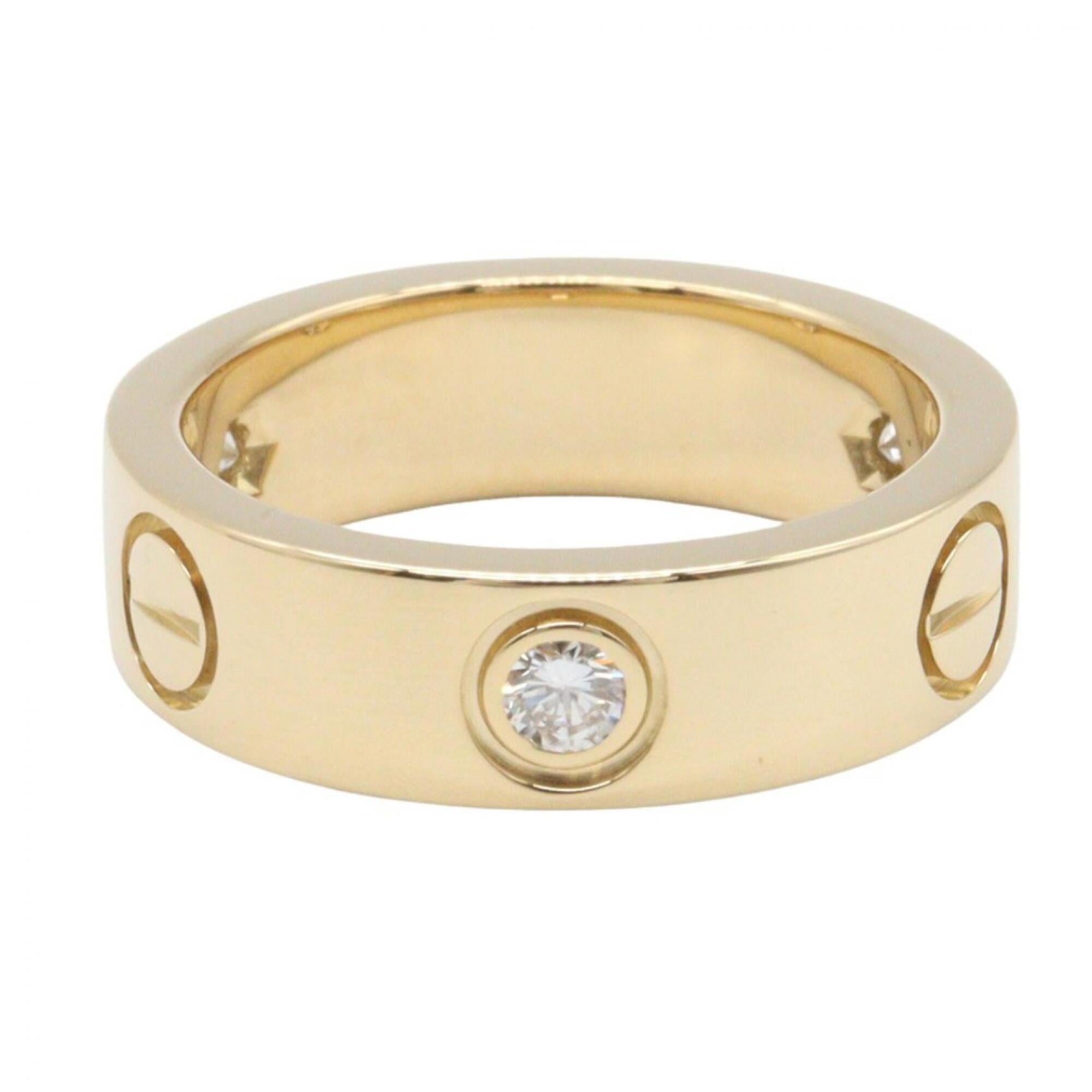 Cartier Gold Clear Yellow Gold (18K) Band Ring (Pre-Owned)