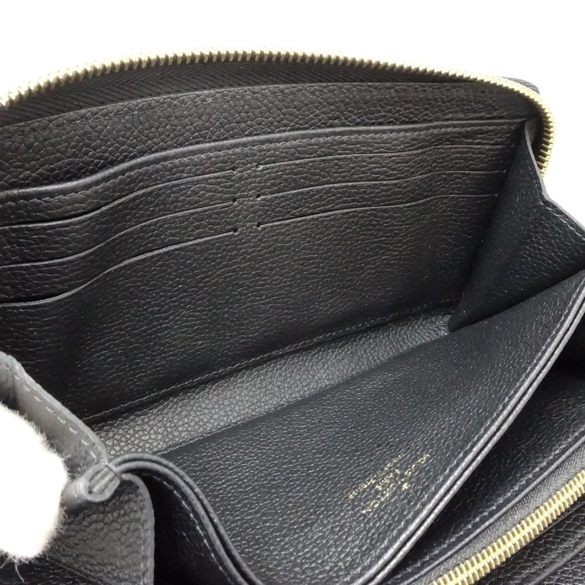 Louis Vuitton Monogram Cream Noir Monogram Empreinte Long Wallet (Bi-Fold) (Pre-Owned)