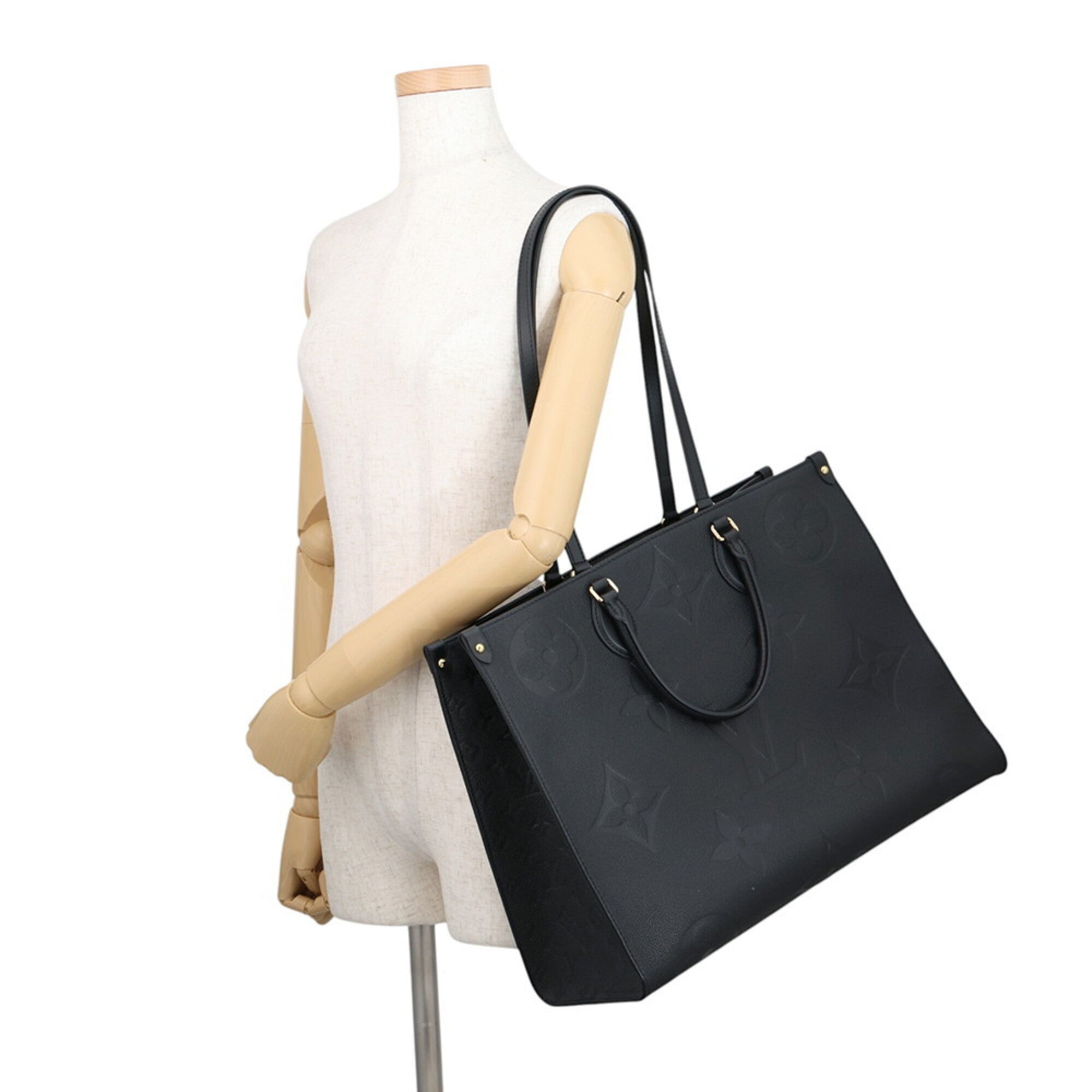 Louis Vuitton Noir Monogram Empreinte Shoulder Bag Tote Bag (Pre-Owned)