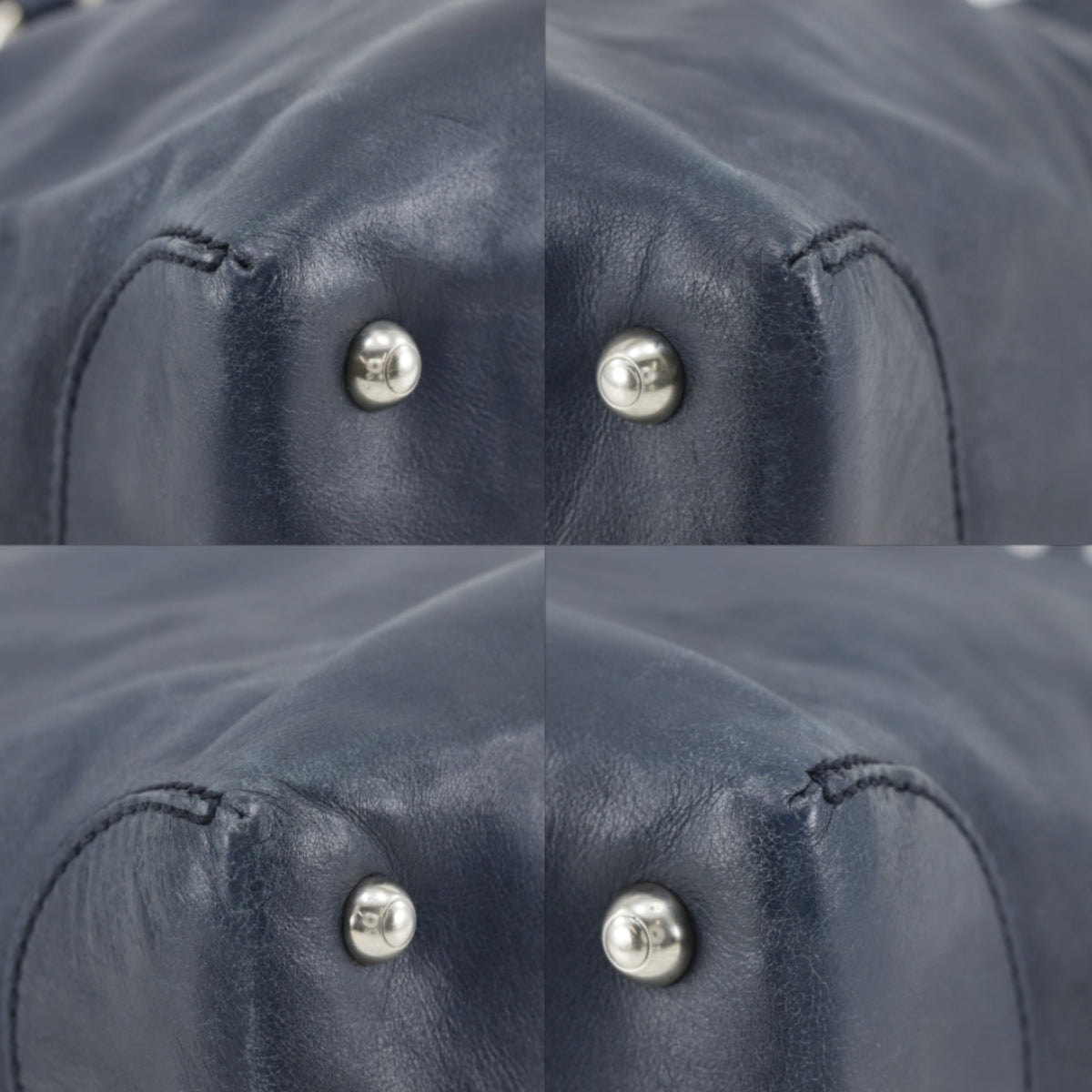 Tod's Navy Leather Tote Bag (Pre-Owned)