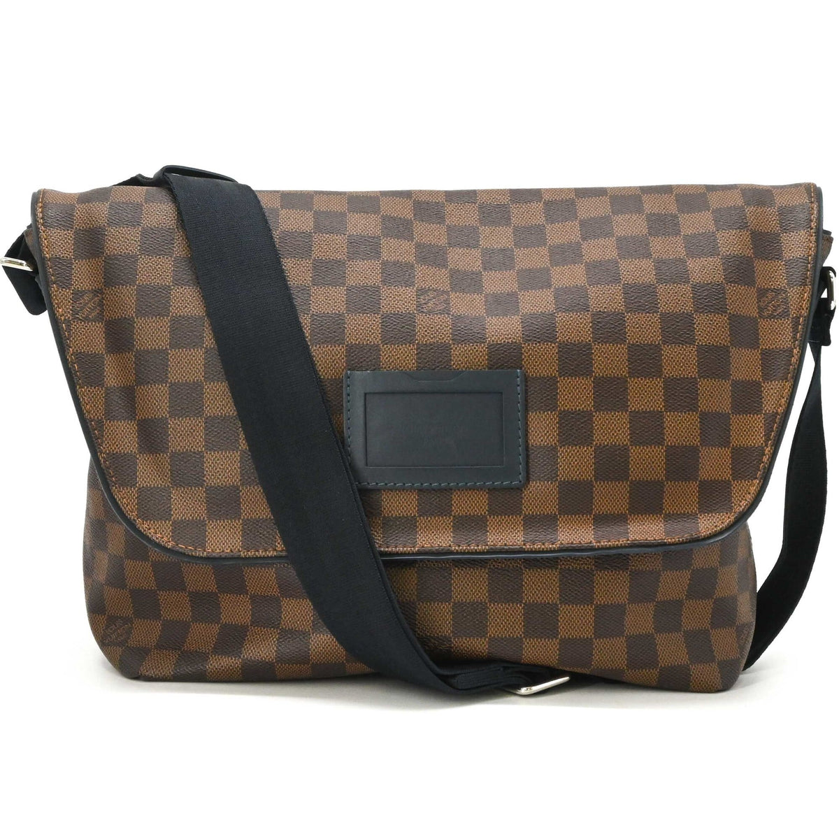 Louis Vuitton Brown Damier Graphite Shoulder Bag (Pre-Owned)