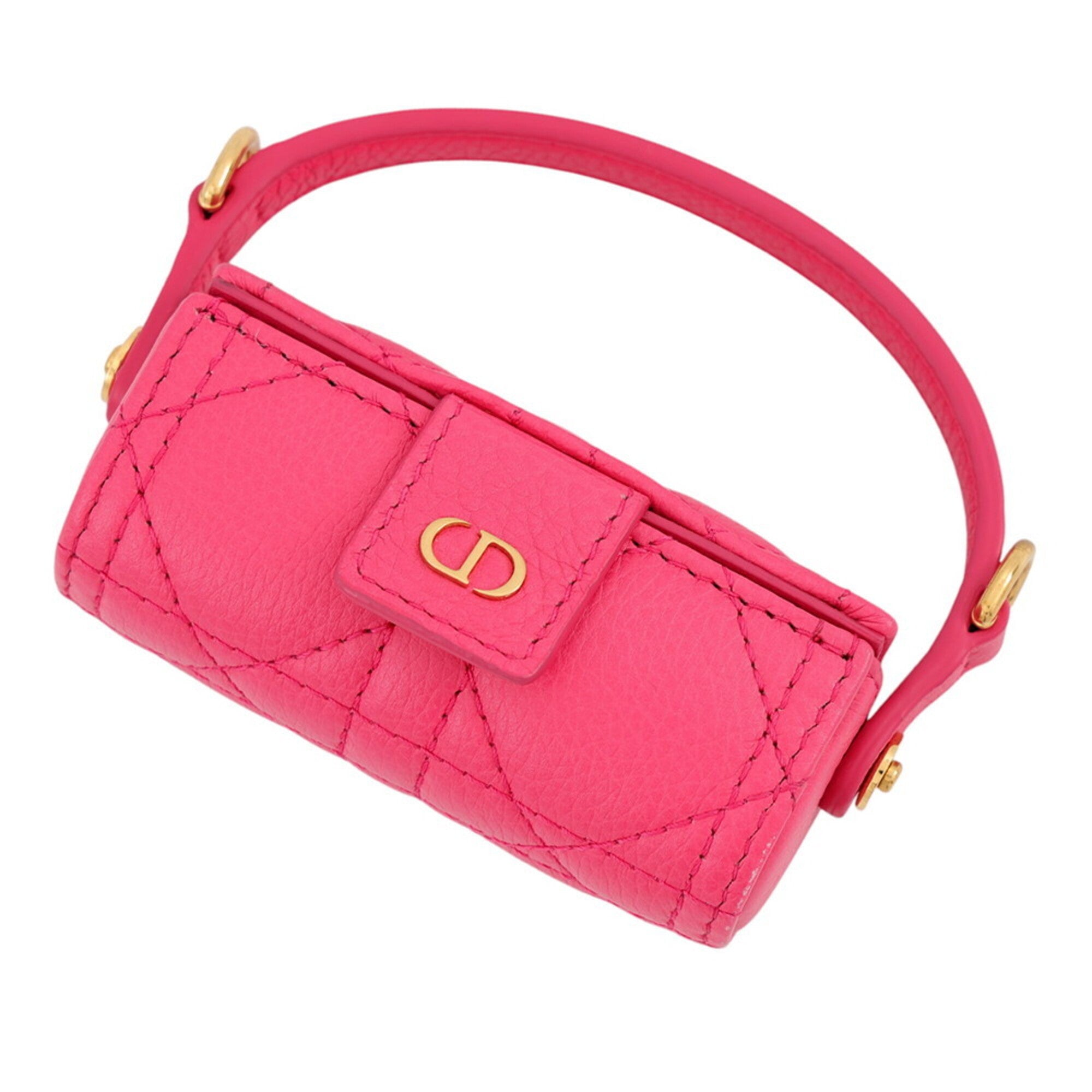 Christian Dior Pink Leather Pouch (Pre-Owned)