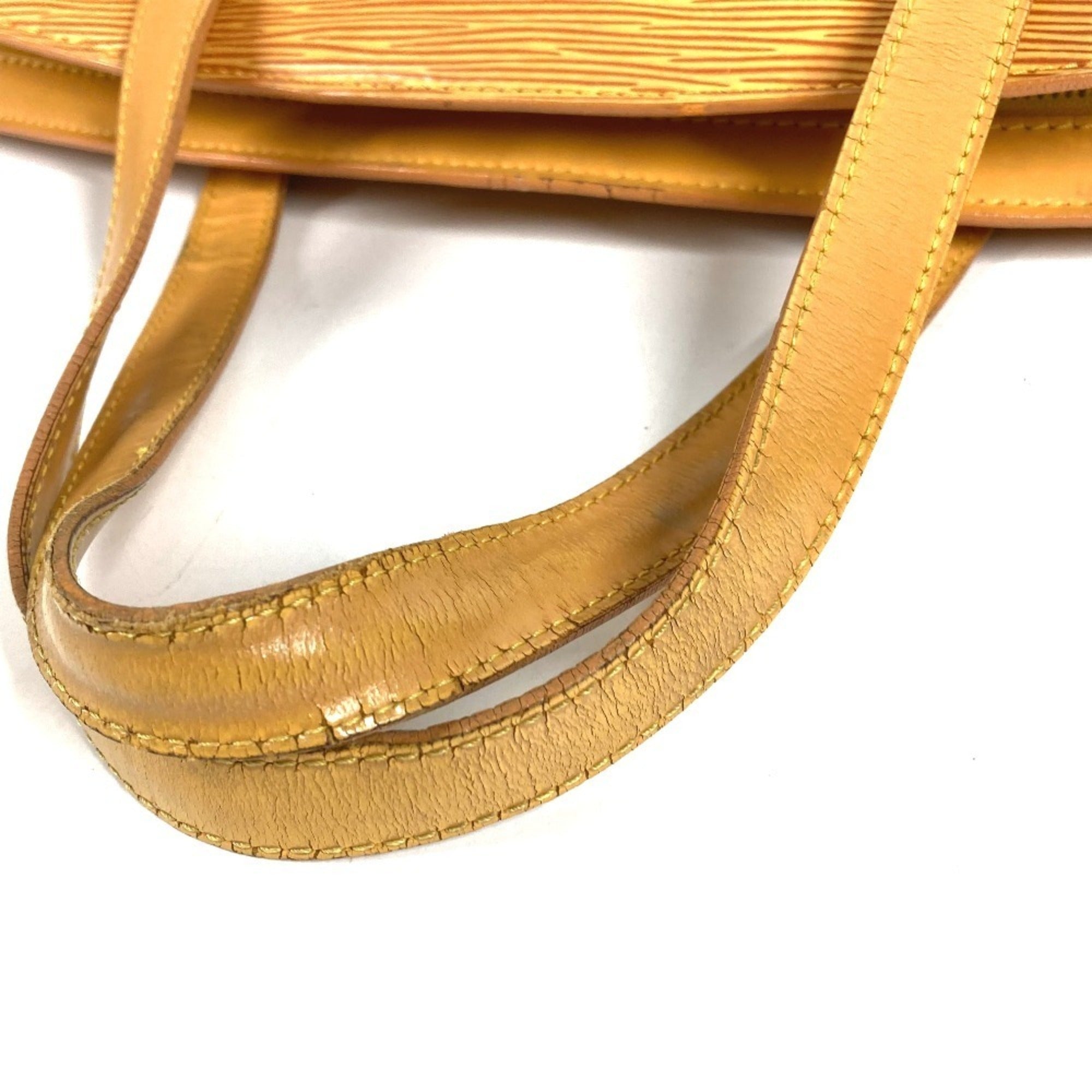 Louis Vuitton Yellow Epi Leather Handbag Tote Bag (Pre-Owned)