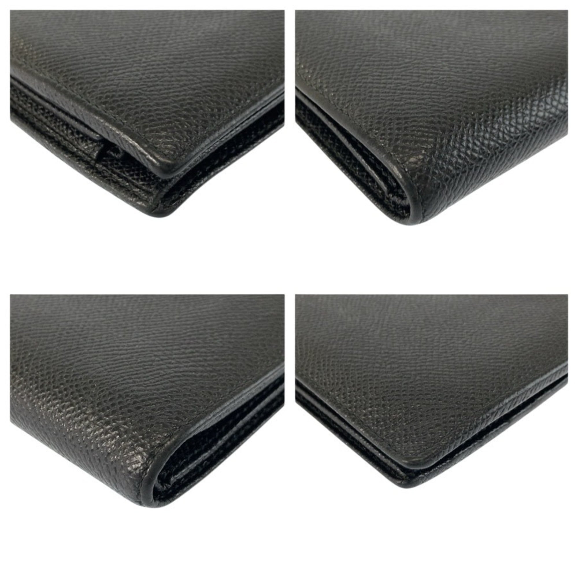 Bvlgari Black Leather Wallet (Bi-Fold) (Pre-Owned)