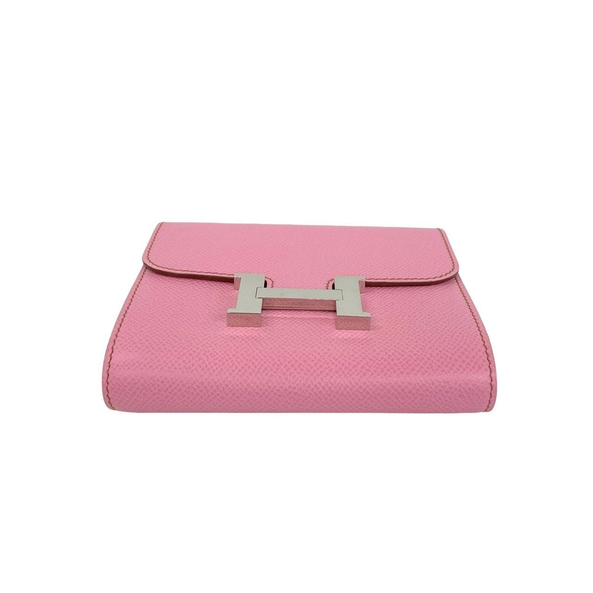 Hermes Pink Epsom Leather Wallet (Bi-Fold) (Pre-Owned)