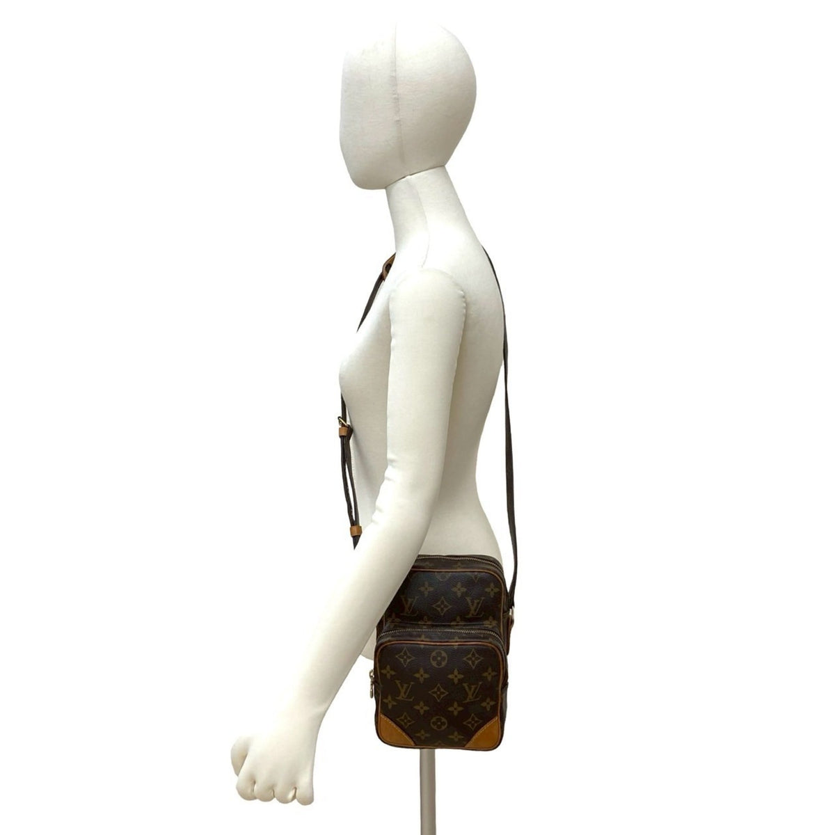 Louis Vuitton Brown Leather Pvc Pochette Shoulder Bag (Pre-Owned)