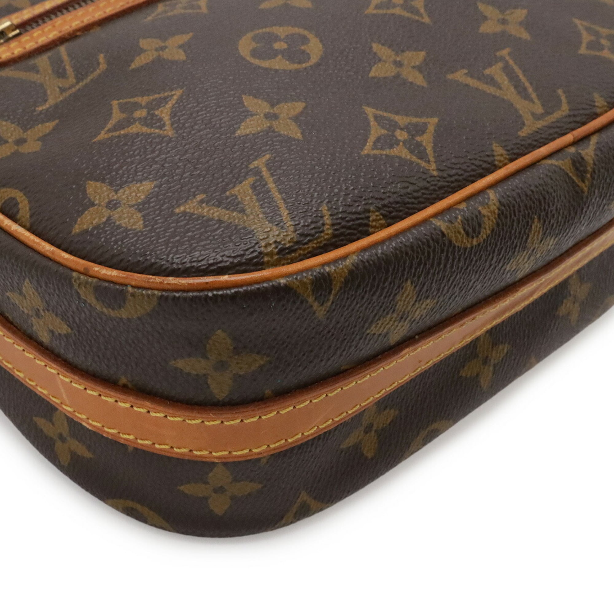 Louis Vuitton Monogram Brown Monogram Pochette Shoulder Bag (Pre-Owned)