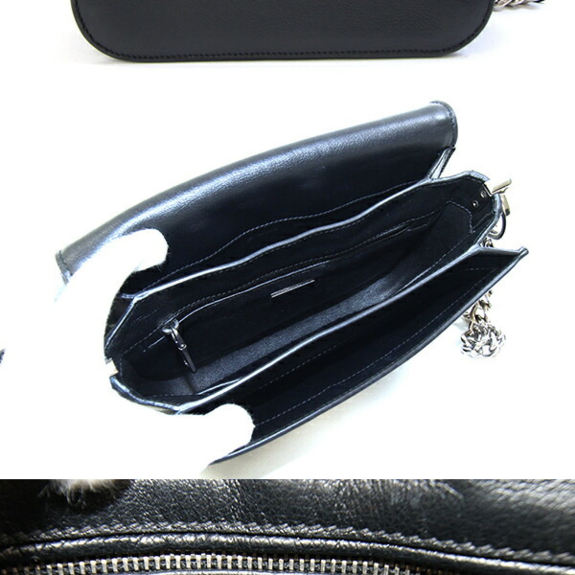 Prada Black Leather Shoulder Bag (Pre-Owned)