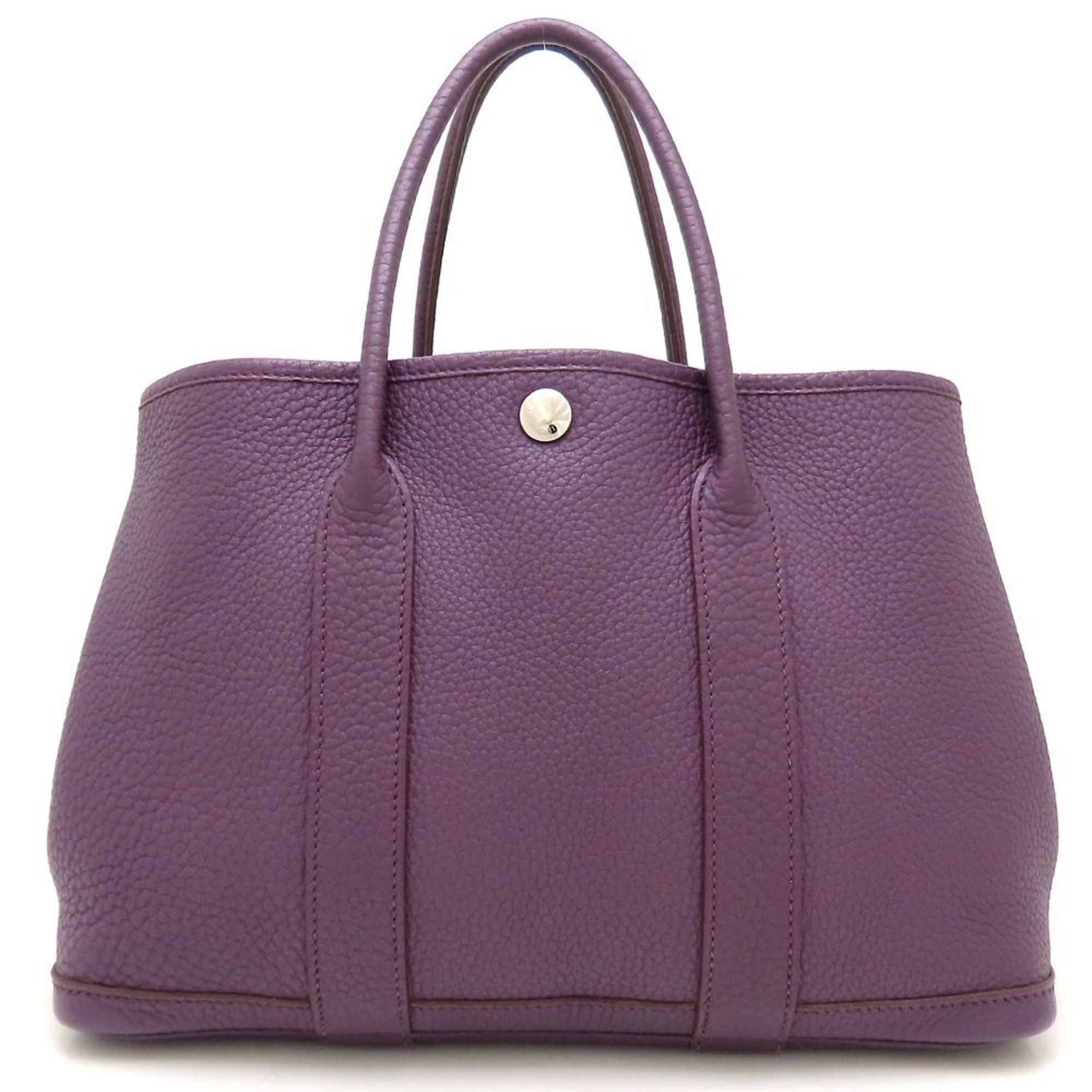 Hermes Cassis Negonda Leather Handbag (Pre-Owned)