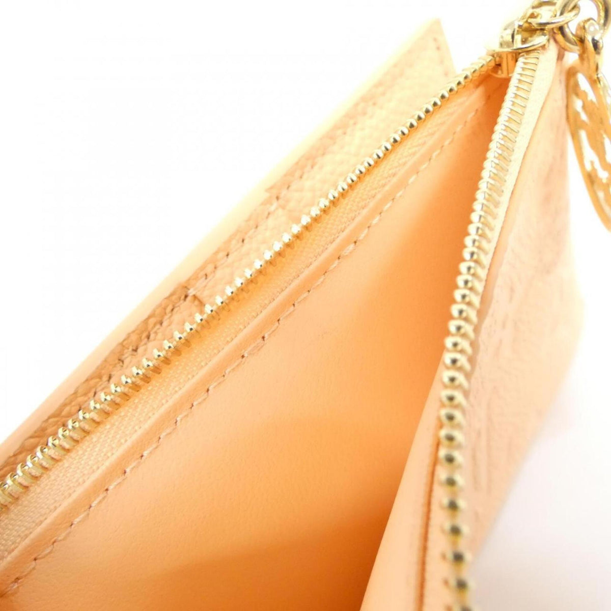 Louis Vuitton Peach Leather Wallet (Bi-Fold) (Pre-Owned)