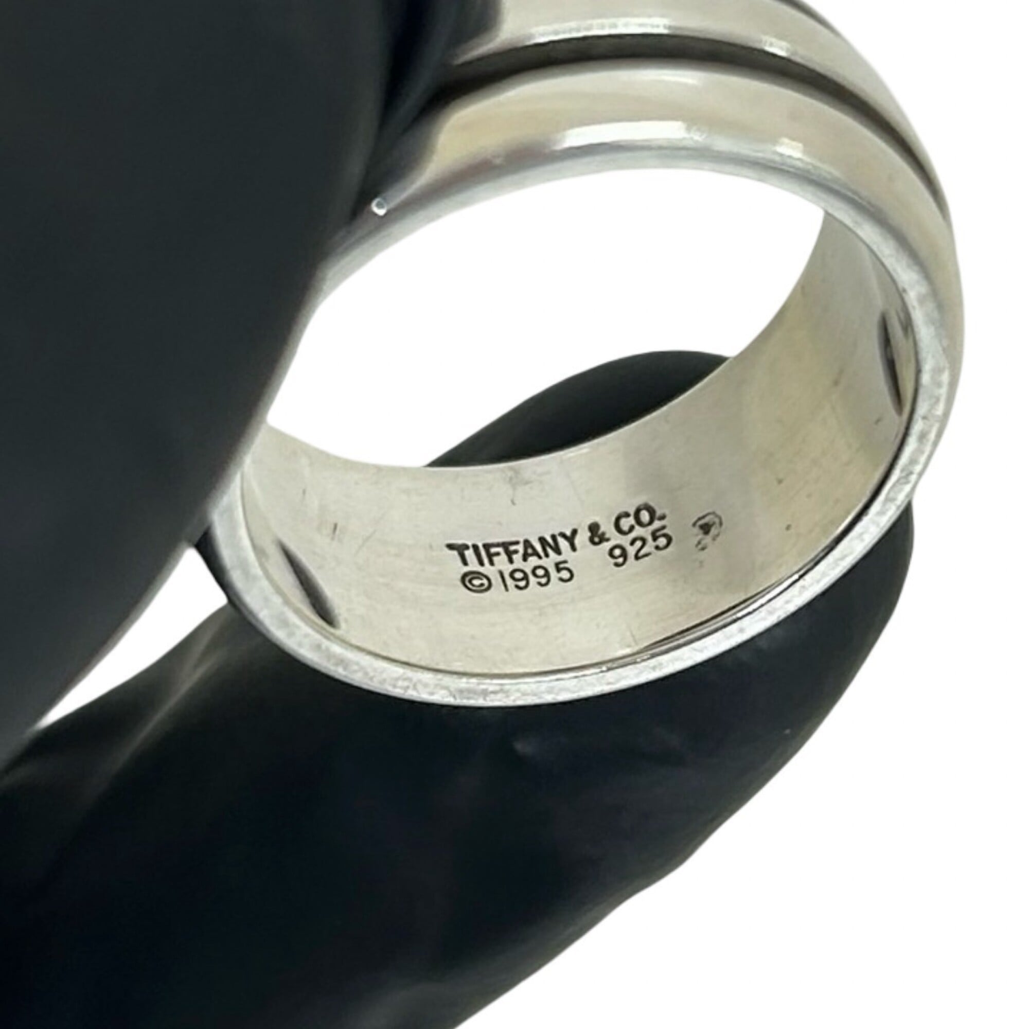 Tiffany Silver Silver 925 Band Ring (Pre-Owned)