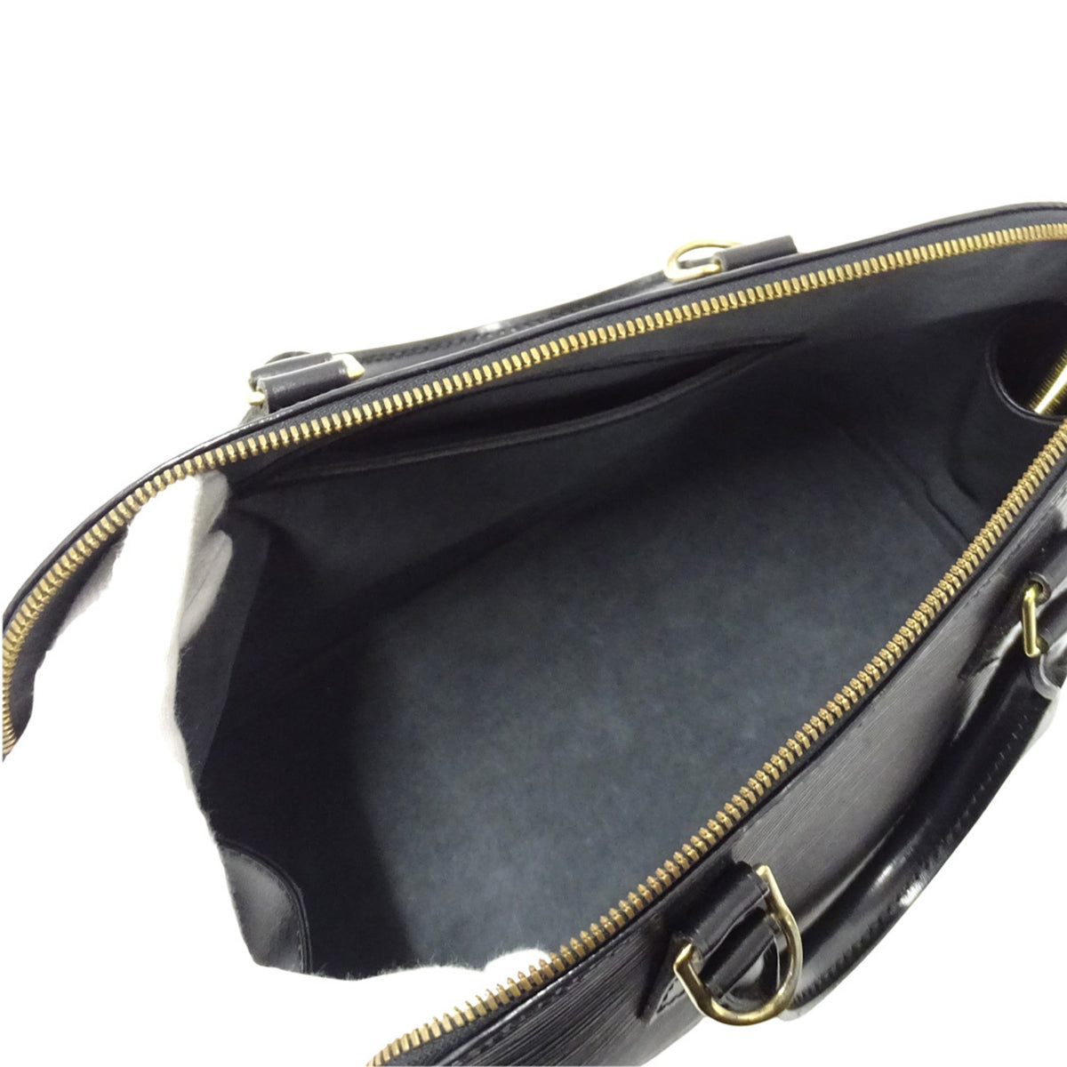 Louis Vuitton Black Noir Epi Leather Handbag (Pre-Owned)