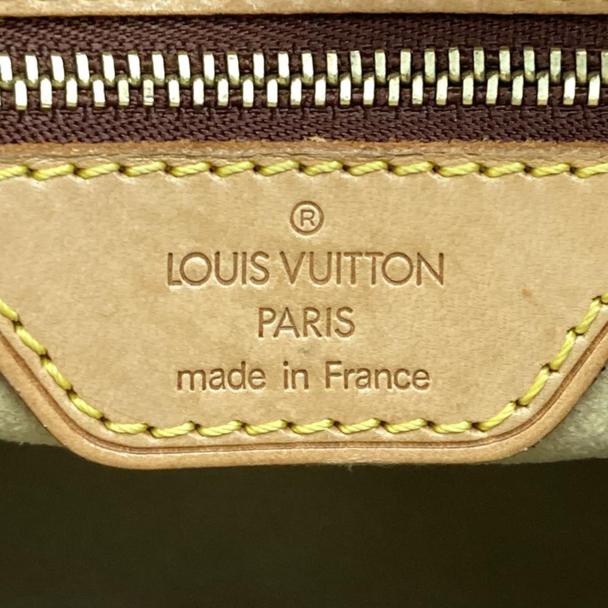 Louis Vuitton Brown Monogram Canvas Shoulder Bag (Pre-Owned)