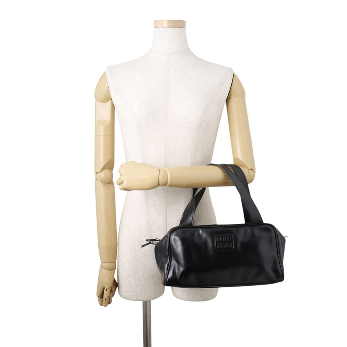 Miu Miu Black Leather Handbag (Pre-Owned)
