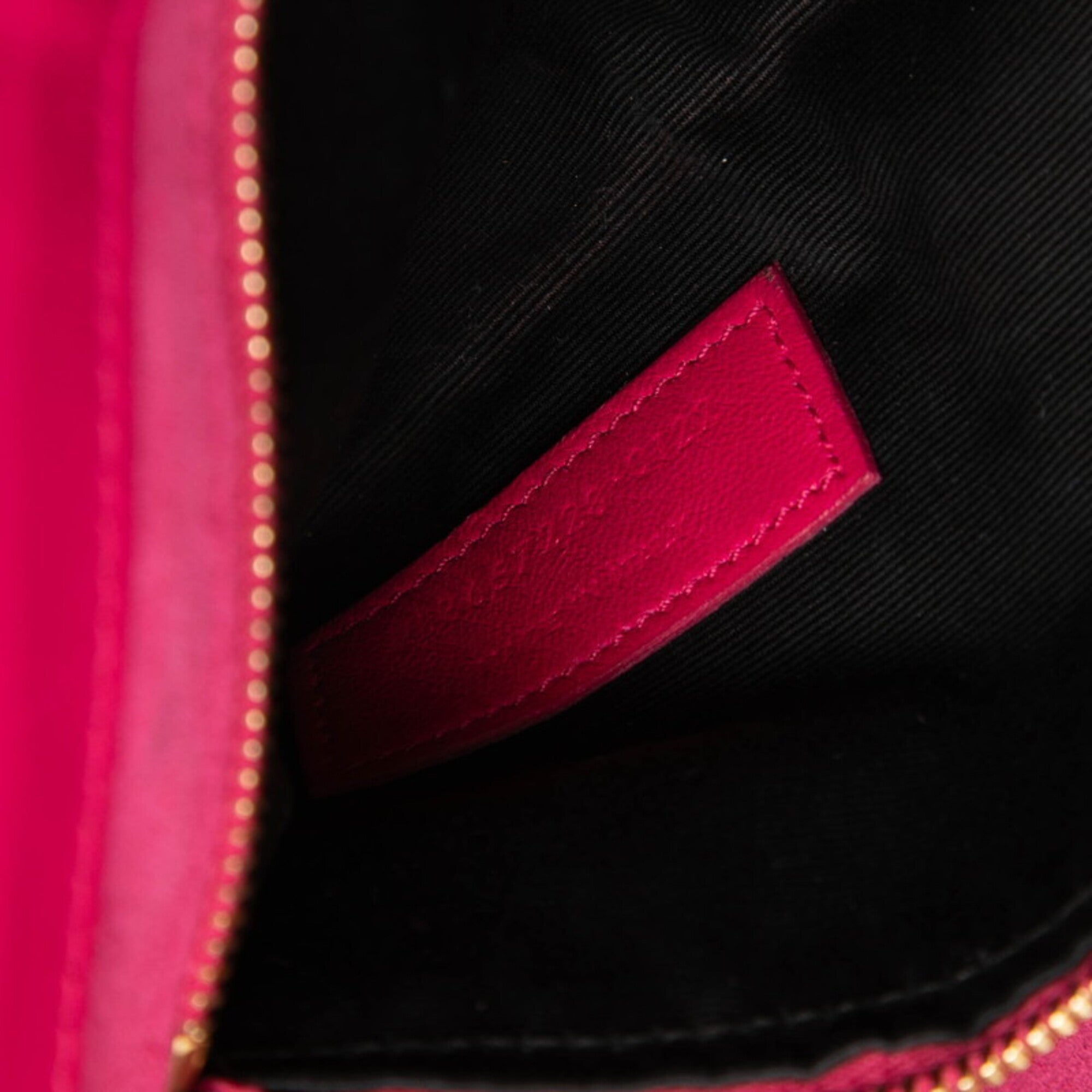 Saint Laurent Pink Leather Handbag Shoulder Bag (Pre-Owned)