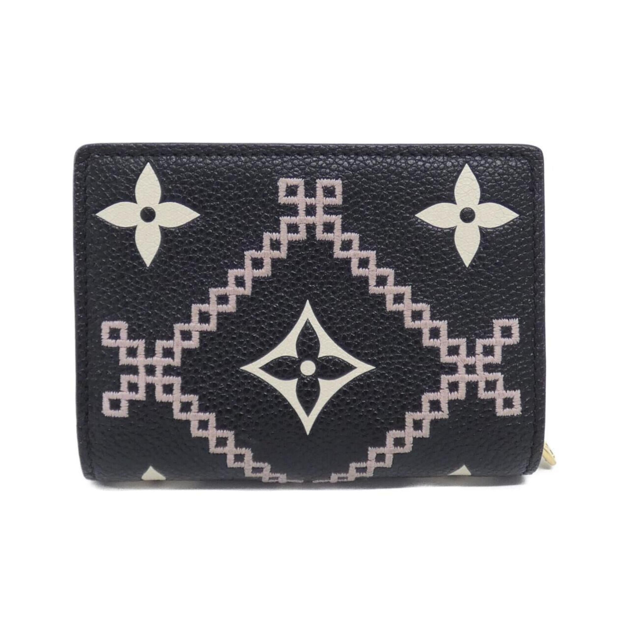 Louis Vuitton Black Leather Wallet (Bi-Fold) (Pre-Owned)
