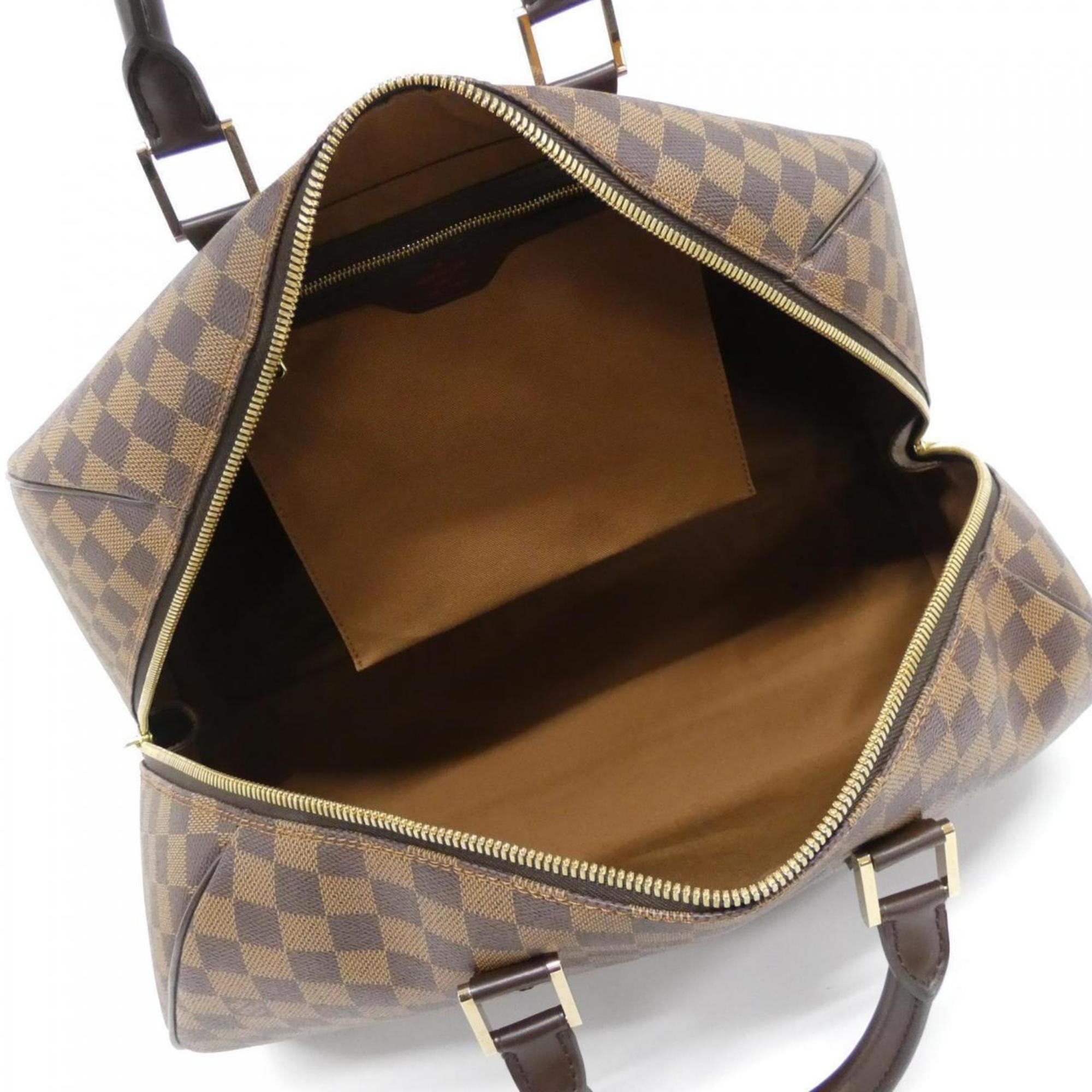 Louis Vuitton Ebene Coated Canvas Boston Bag (Pre-Owned)