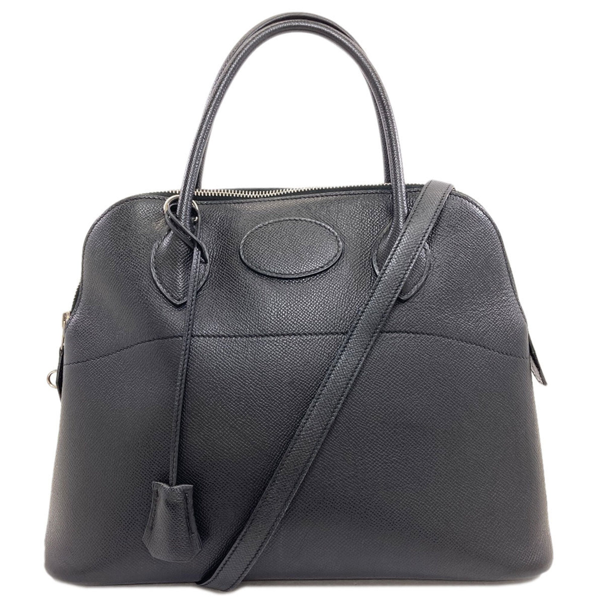 Hermes Black Epsom Leather Handbag (Pre-Owned)