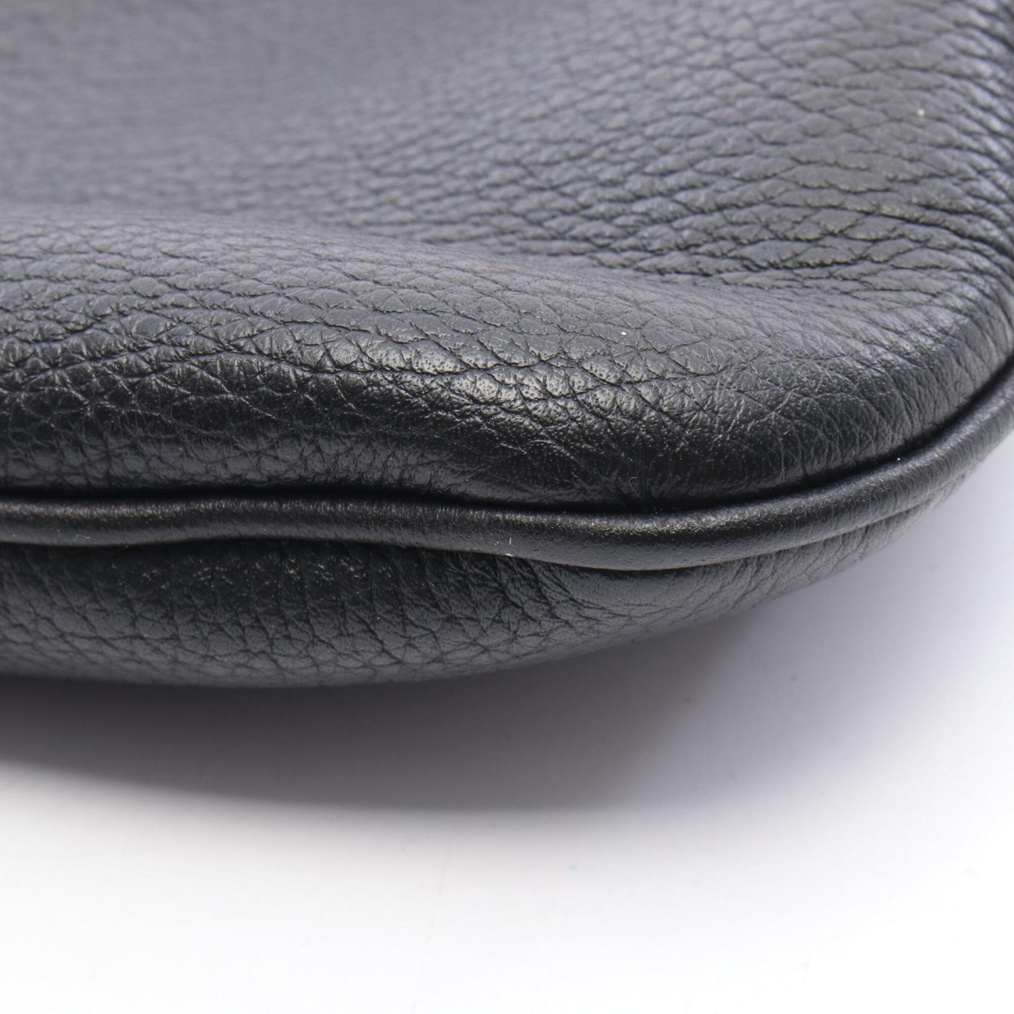 Loewe Black Leather Handbag Shoulder Bag (Pre-Owned)