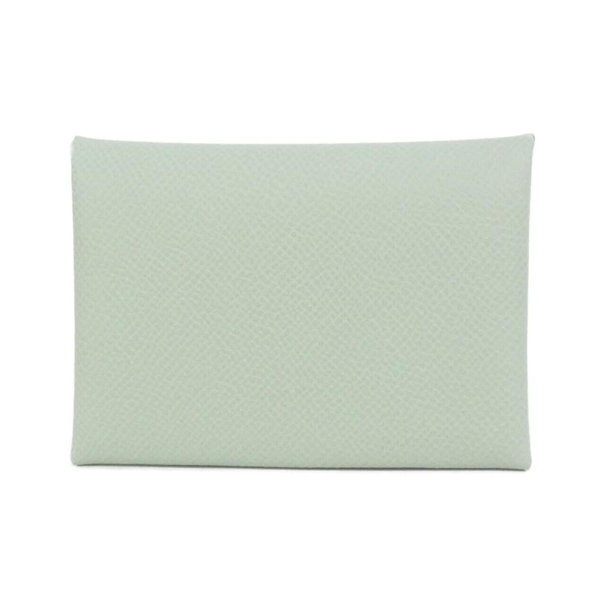 Hermes Green Light Green Vert Epsom Leather Coin Purse/Coin Case (Pre-Owned)
