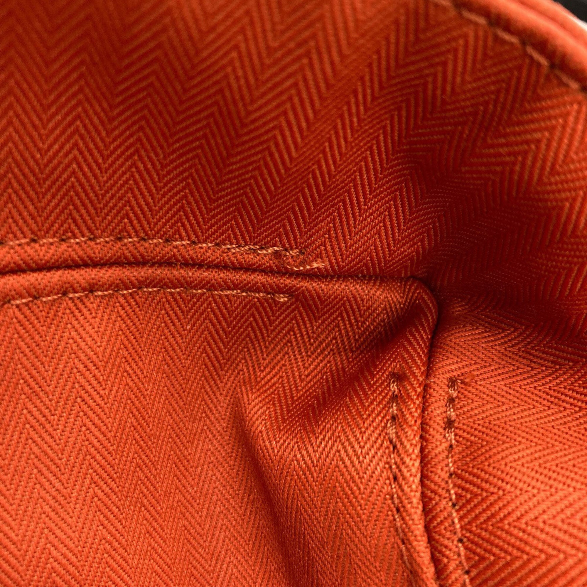 Hermes Orange Cotton Polyester Tote Bag (Pre-Owned)