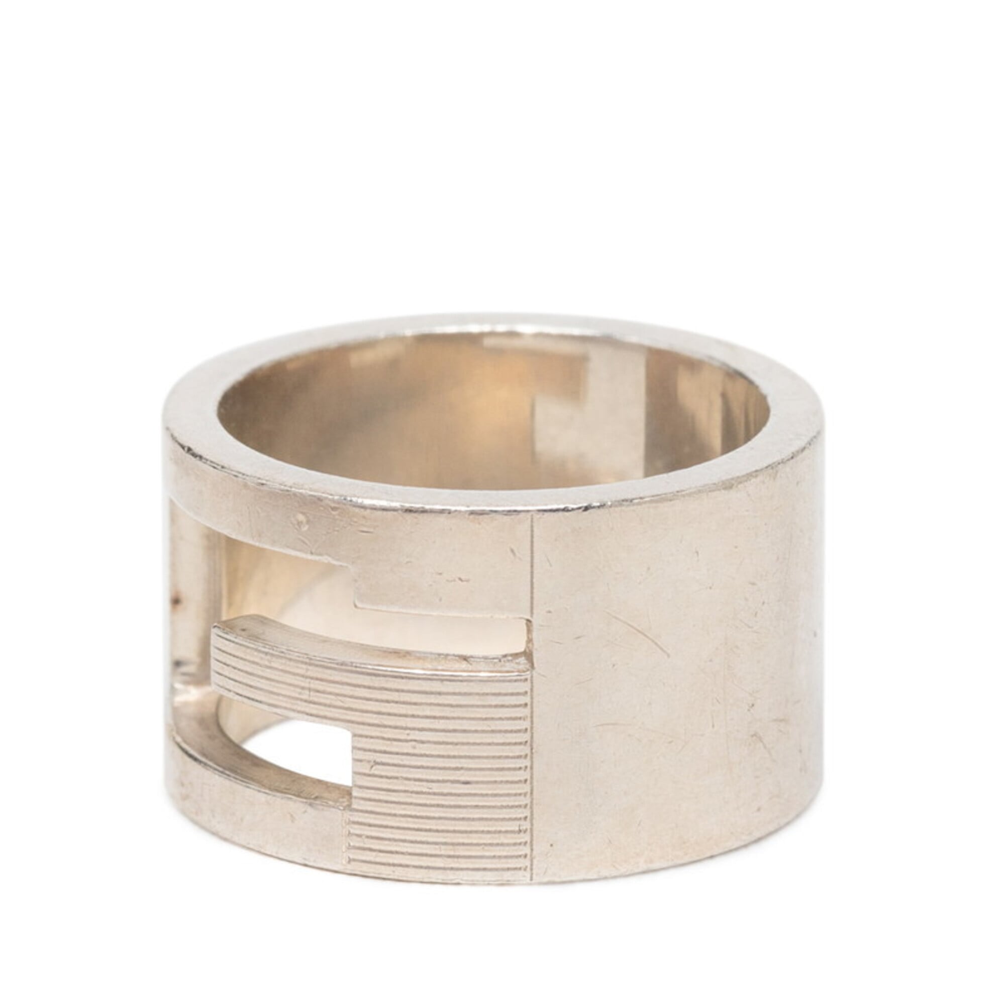 Gucci Silver 925 Band Ring (Pre-Owned)