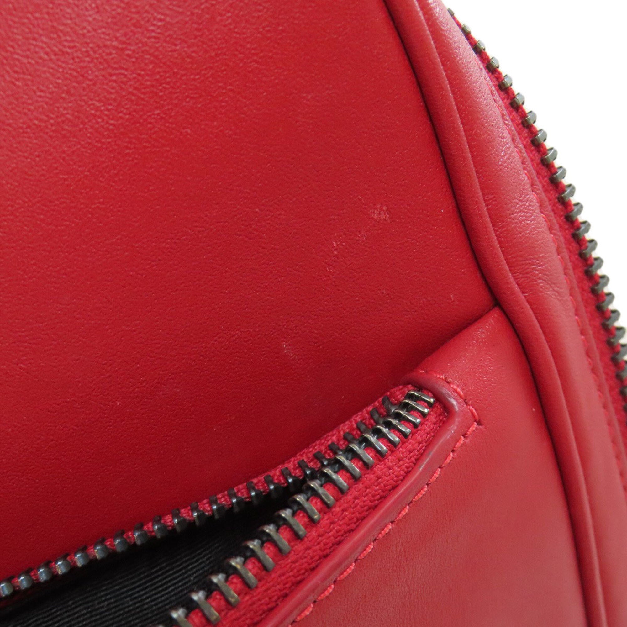 Coach Red Color Leather (Pre-Owned)
