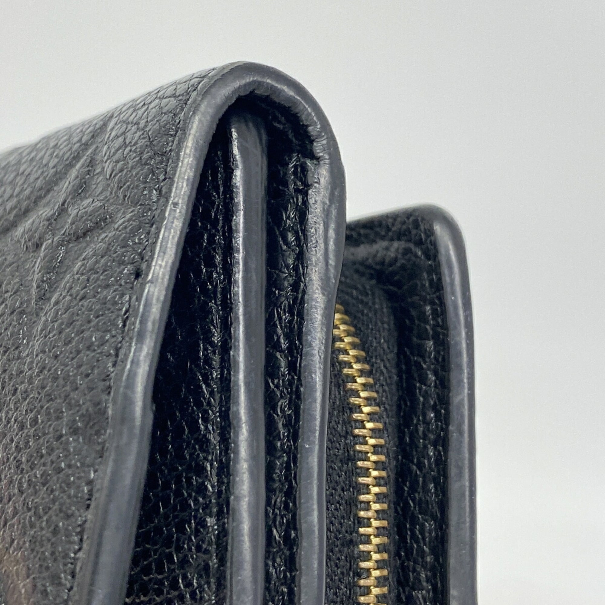 Louis Vuitton Noir Wallet (Tri-Fold) (Pre-Owned)