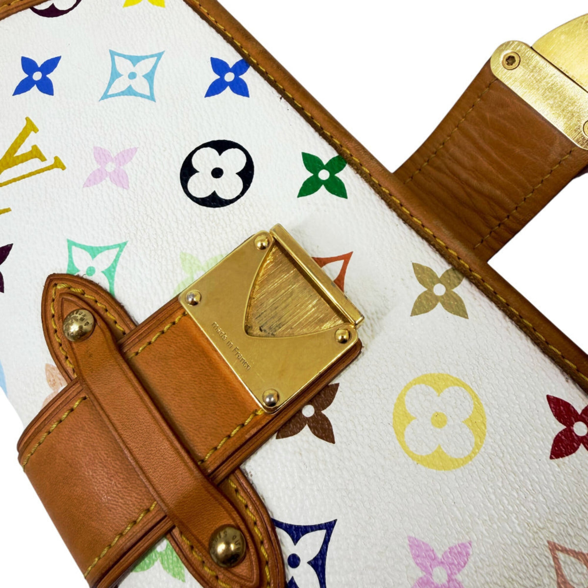 Louis Vuitton Blanc Monogram Multicolore Pouch (Pre-Owned)