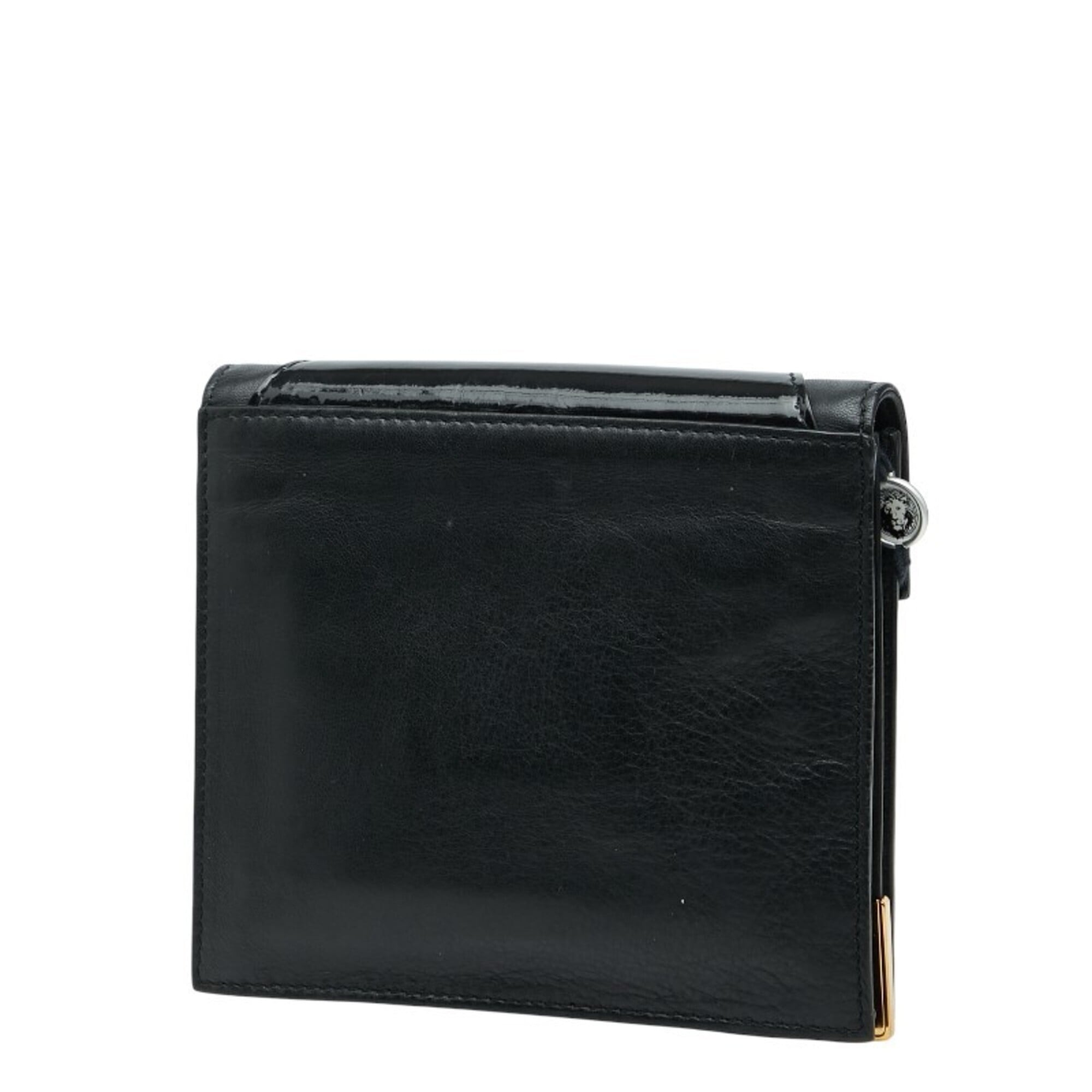 Versace Black Leather Clutch Bag (Pre-Owned)