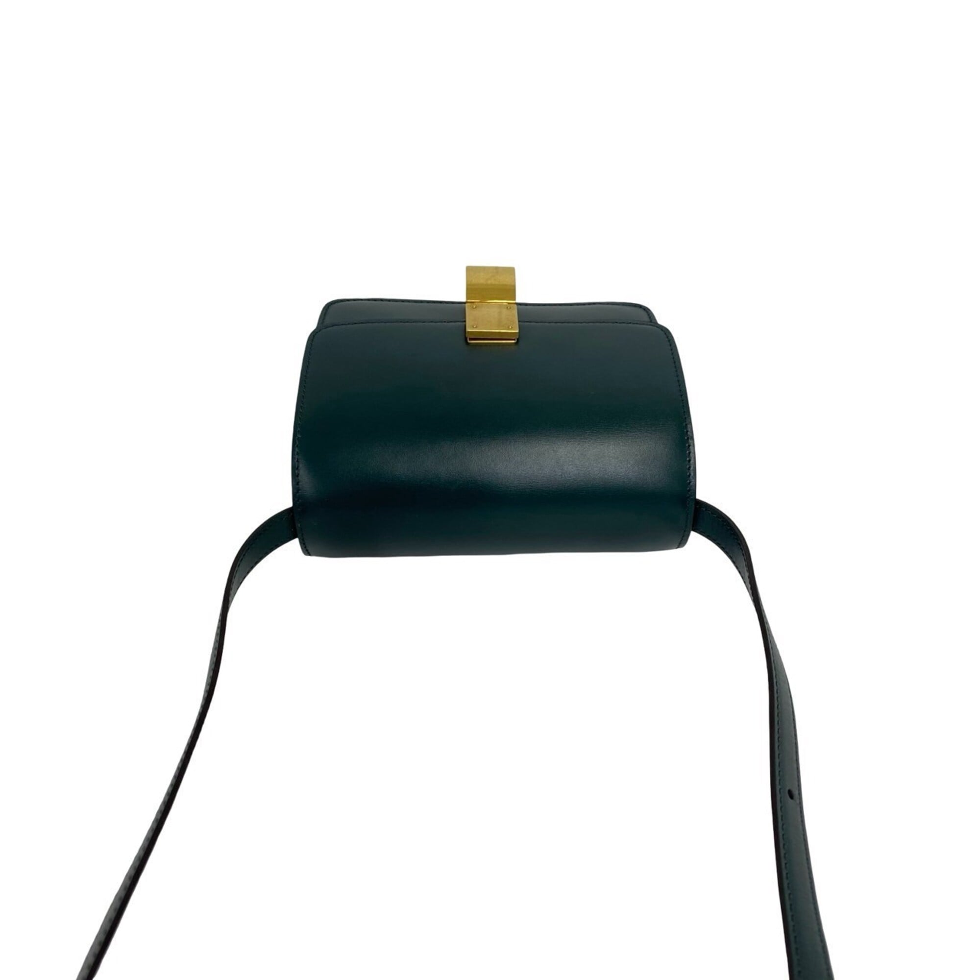 Celine Green Leather Shoulder Bag (Pre-Owned)