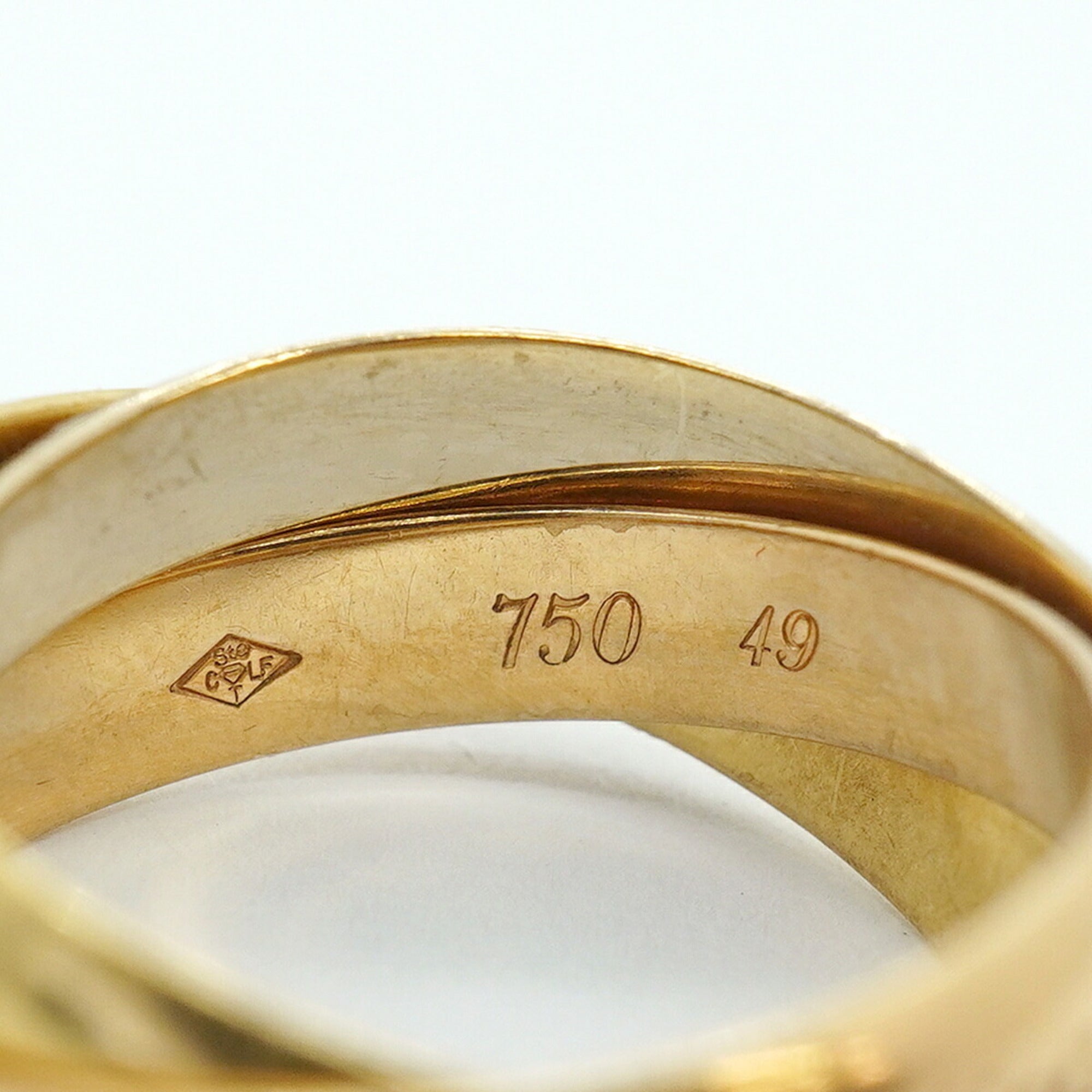 Cartier Yellow Gold (18K) Pink Gold (18K) White Gold (18K) Band Ring (Pre-Owned)