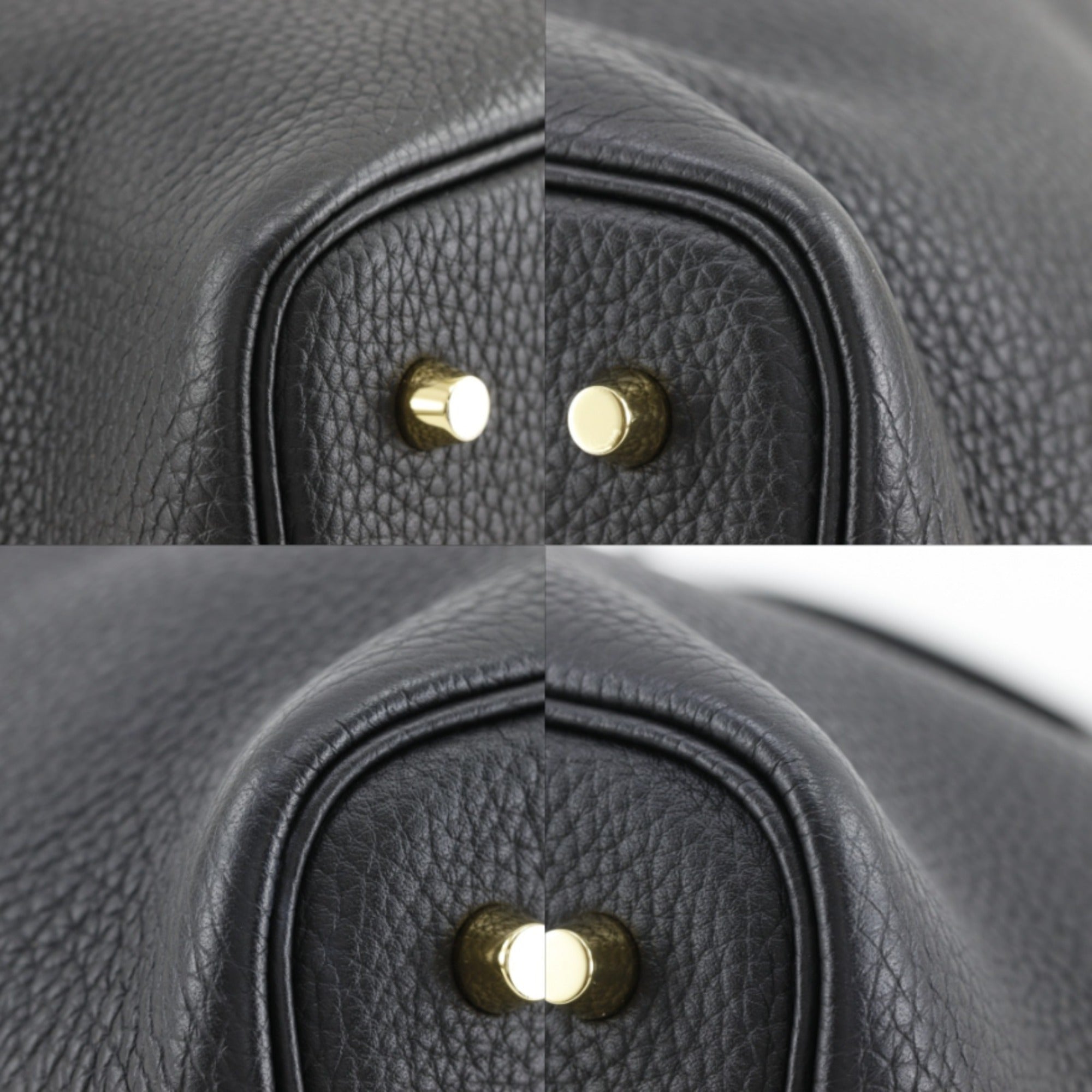 Hermes Picotin Black Taurillon Clemence Leather Handbag (Pre-Owned)