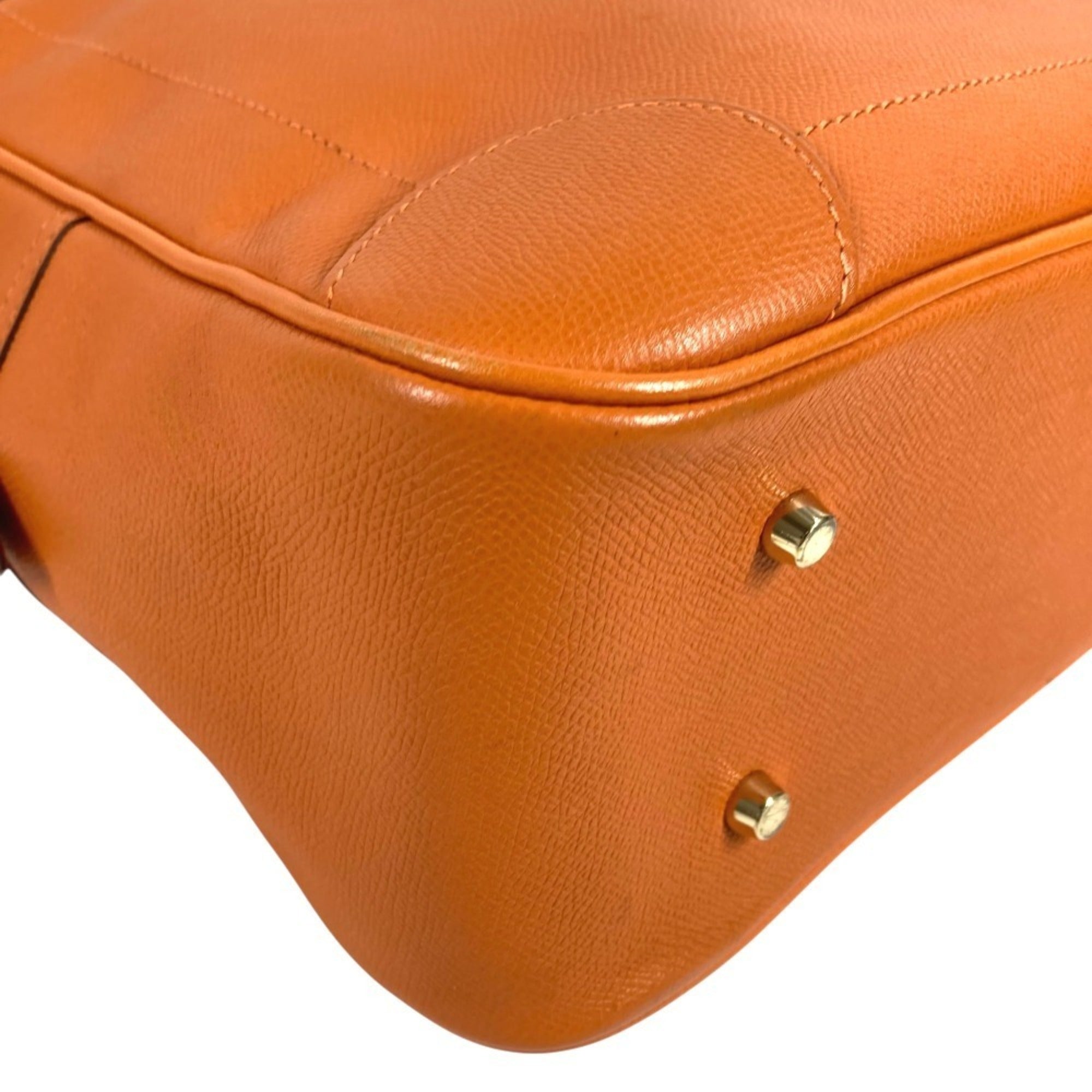 Hermes Orange Epsom Leather Handbag Tote Bag (Pre-Owned)
