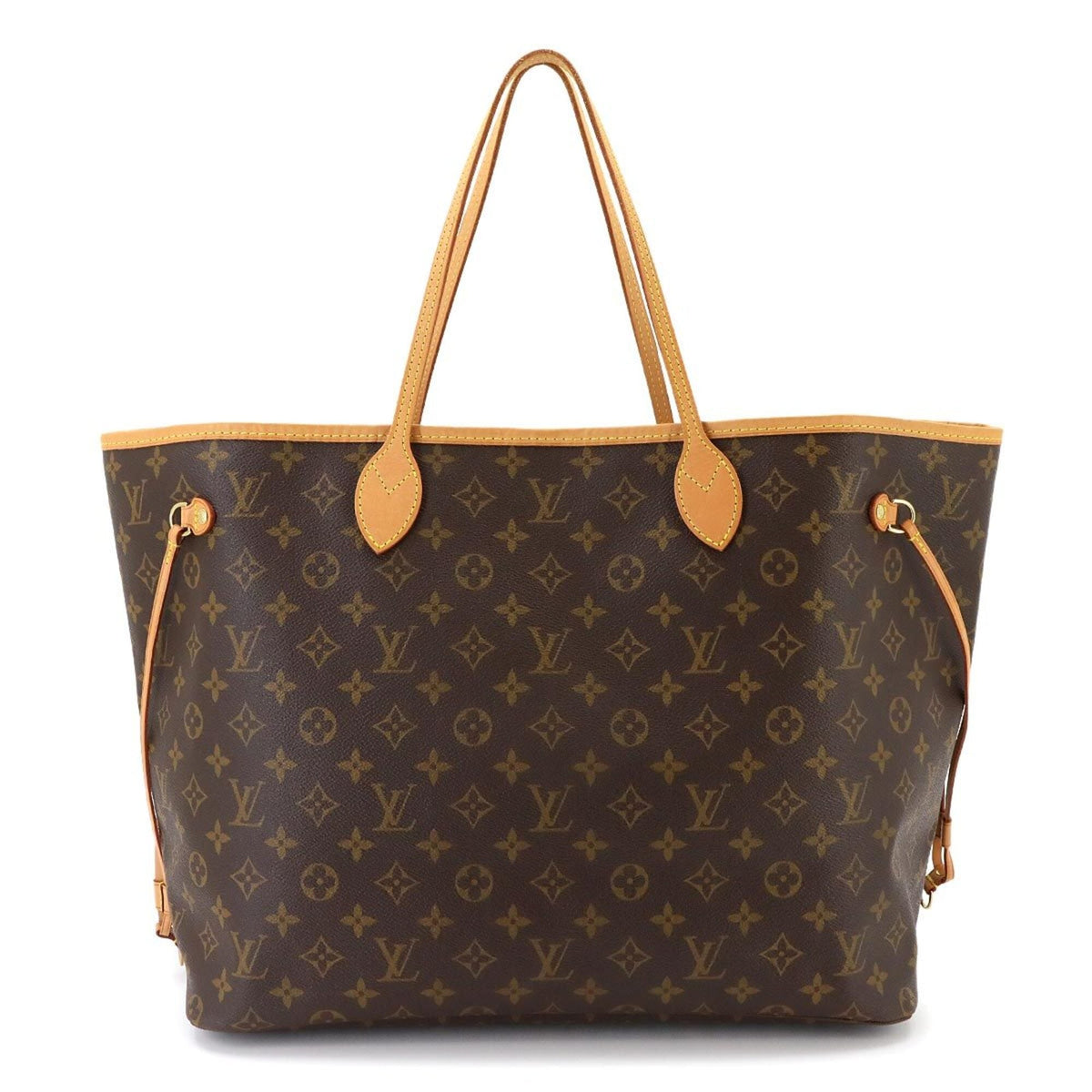 Louis Vuitton Beige Brown Monogram Monogram Handbag Tote Bag (Pre-Owned)