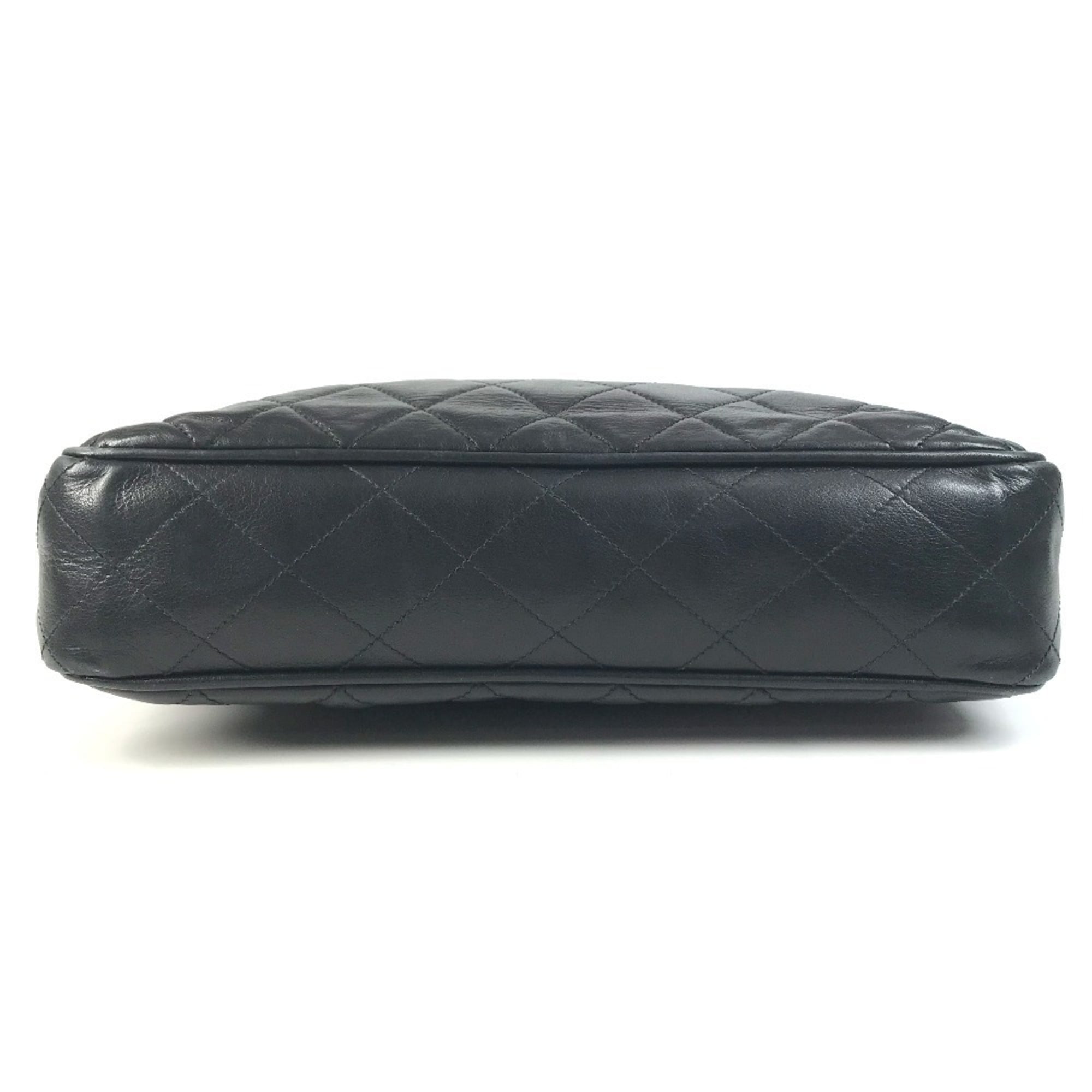 Chanel Black Quilting Shoulder Bag Tote Bag (Pre-Owned)