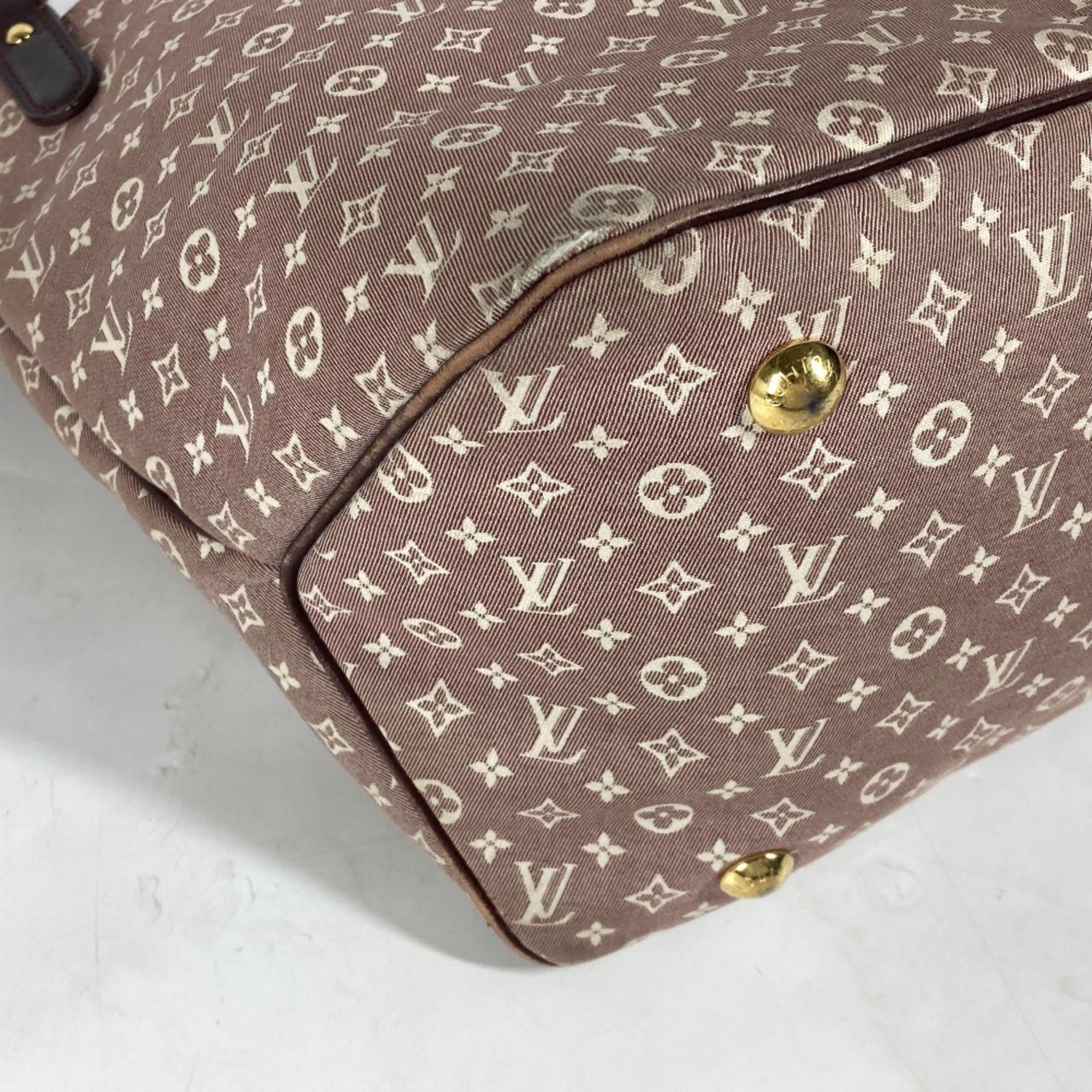 Louis Vuitton Red Color Sepia Monogram Idylle Shoulder Bag Tote Bag (Pre-Owned)