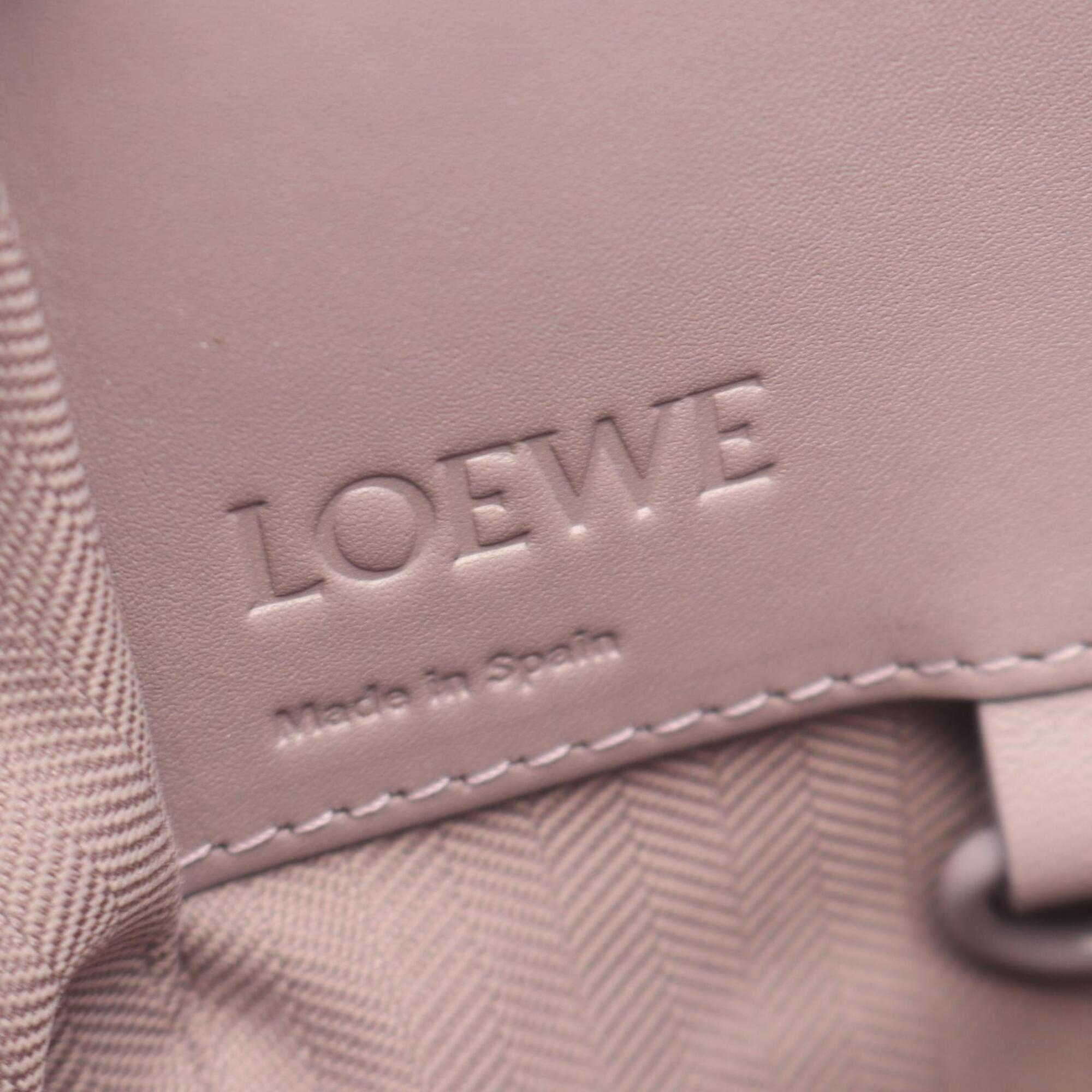 Loewe Purple Leather Handbag (Pre-Owned)