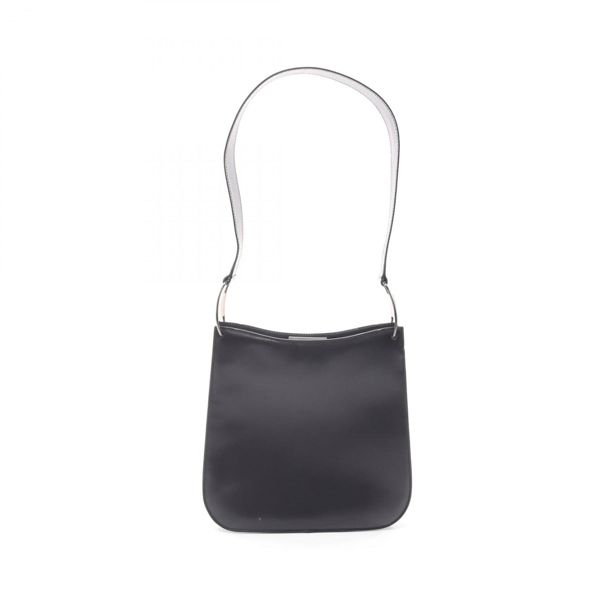 Salvatore Ferragamo Black Leather Handbag Shoulder Bag (Pre-Owned)