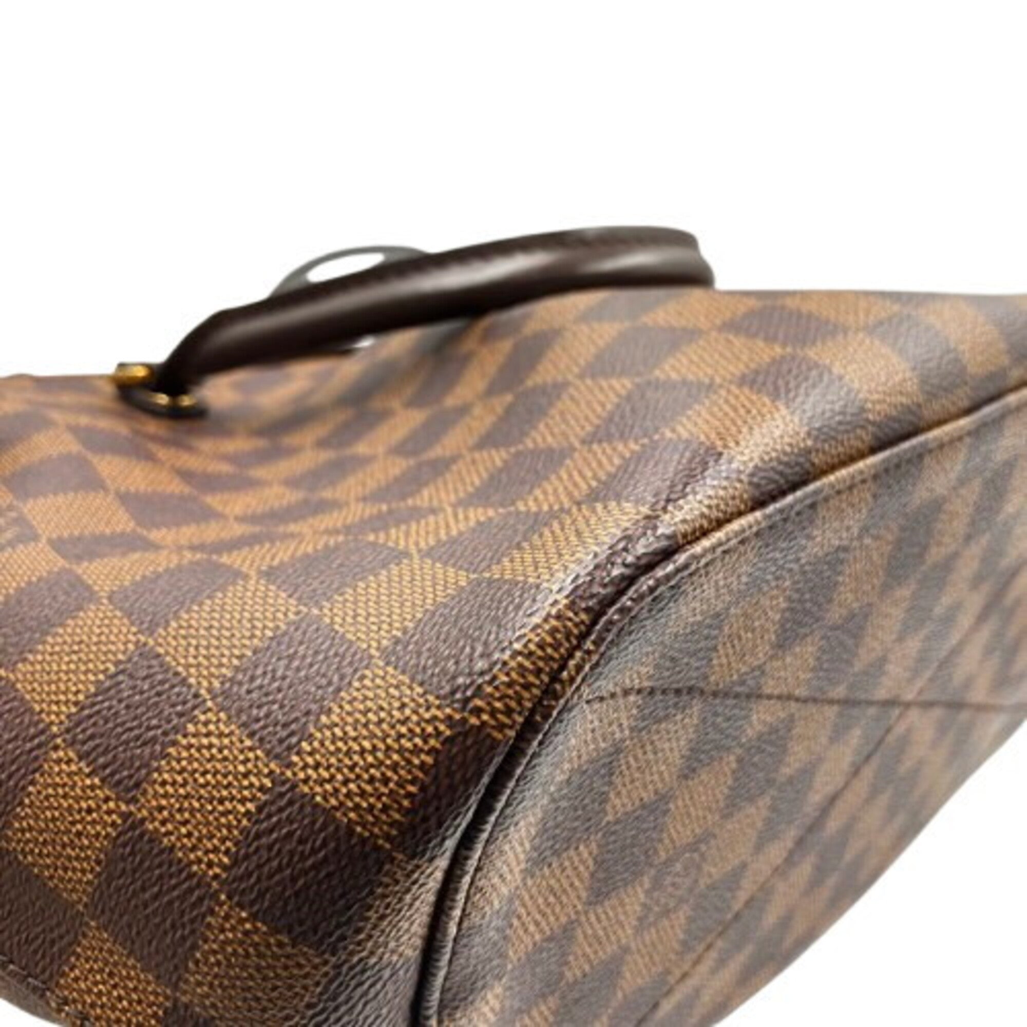 Louis Vuitton Brown Pvc Handbag Shoulder Bag (Pre-Owned)
