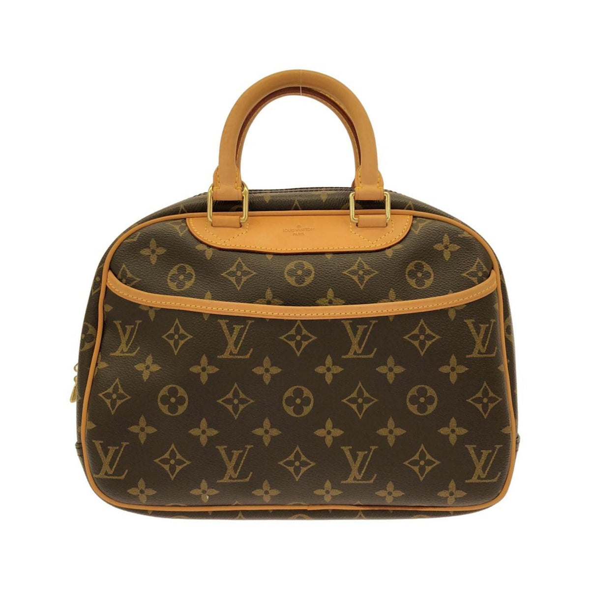 Louis Vuitton Monogram Marron Coated Canvas Handbag (Pre-Owned)